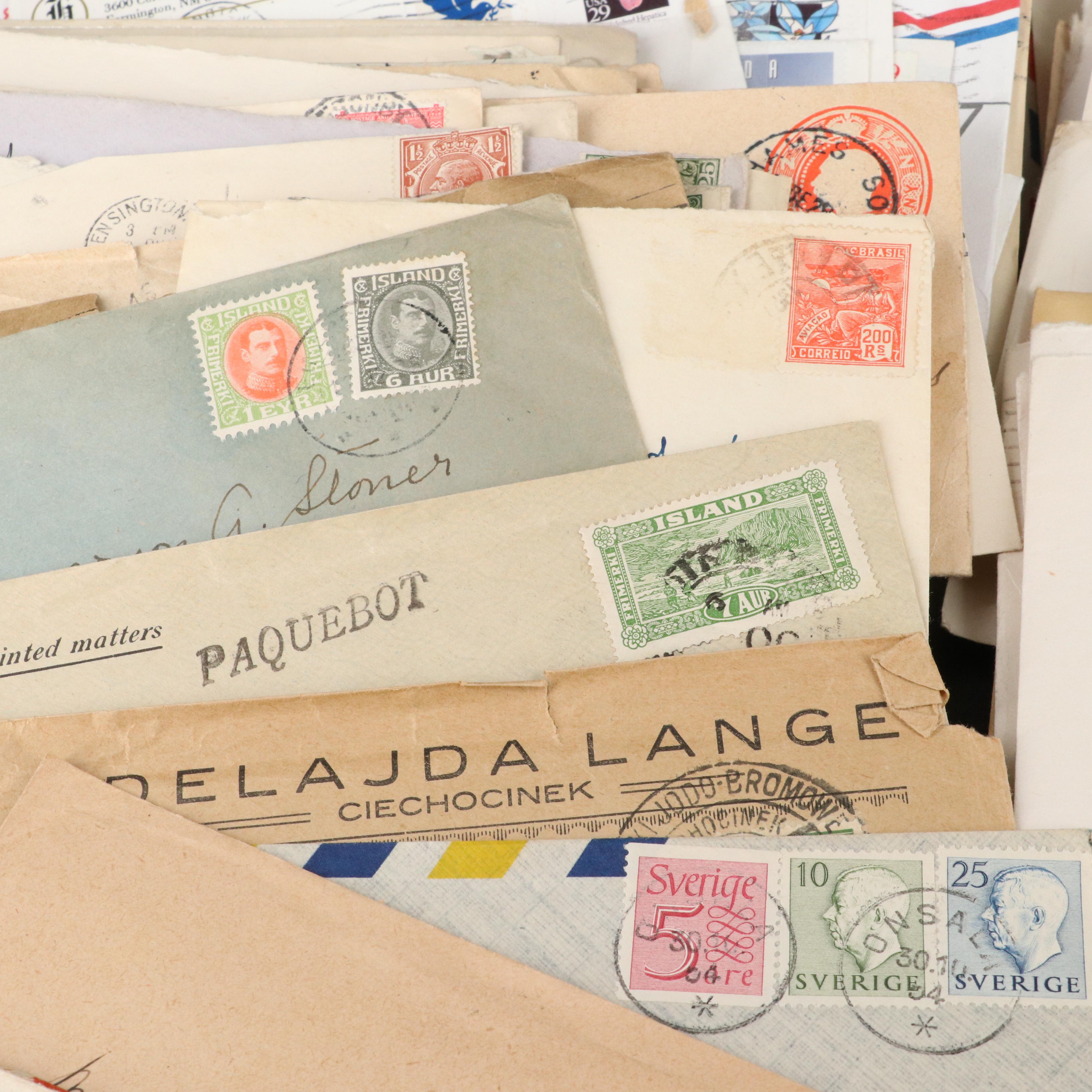 Over 320 U.S. and World Postal Covers
