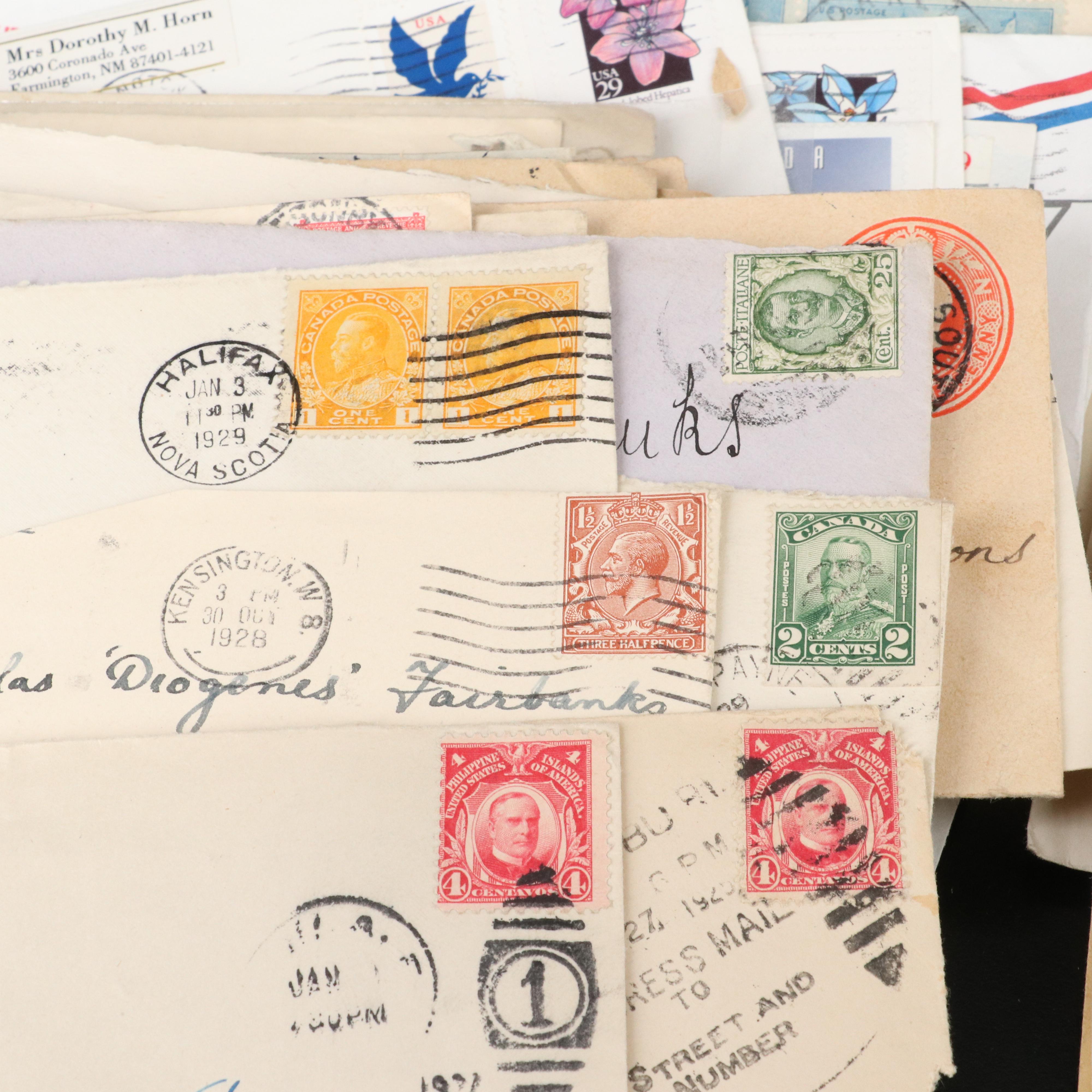 Over 320 U.S. and World Postal Covers
