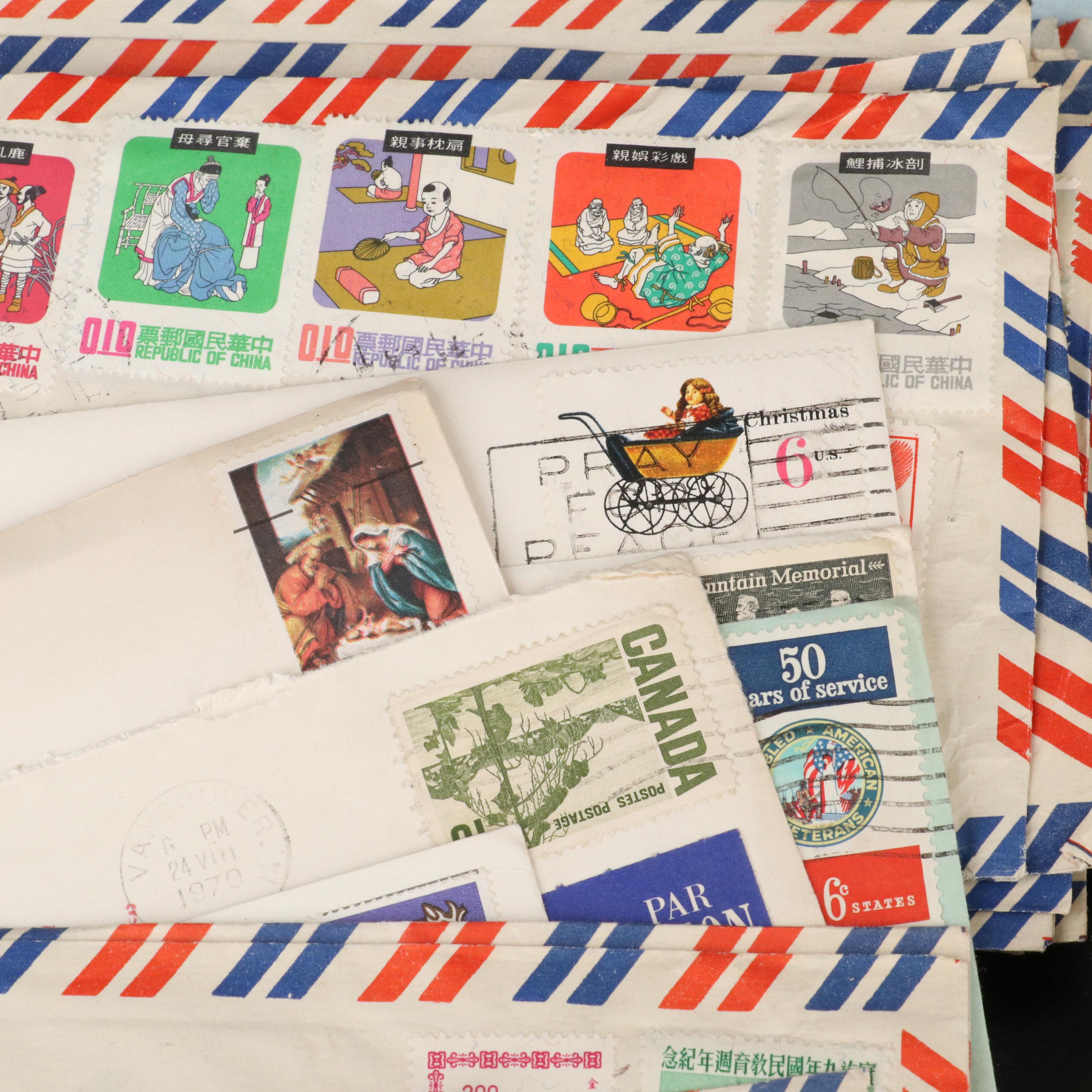 Over 320 U.S. and World Postal Covers
