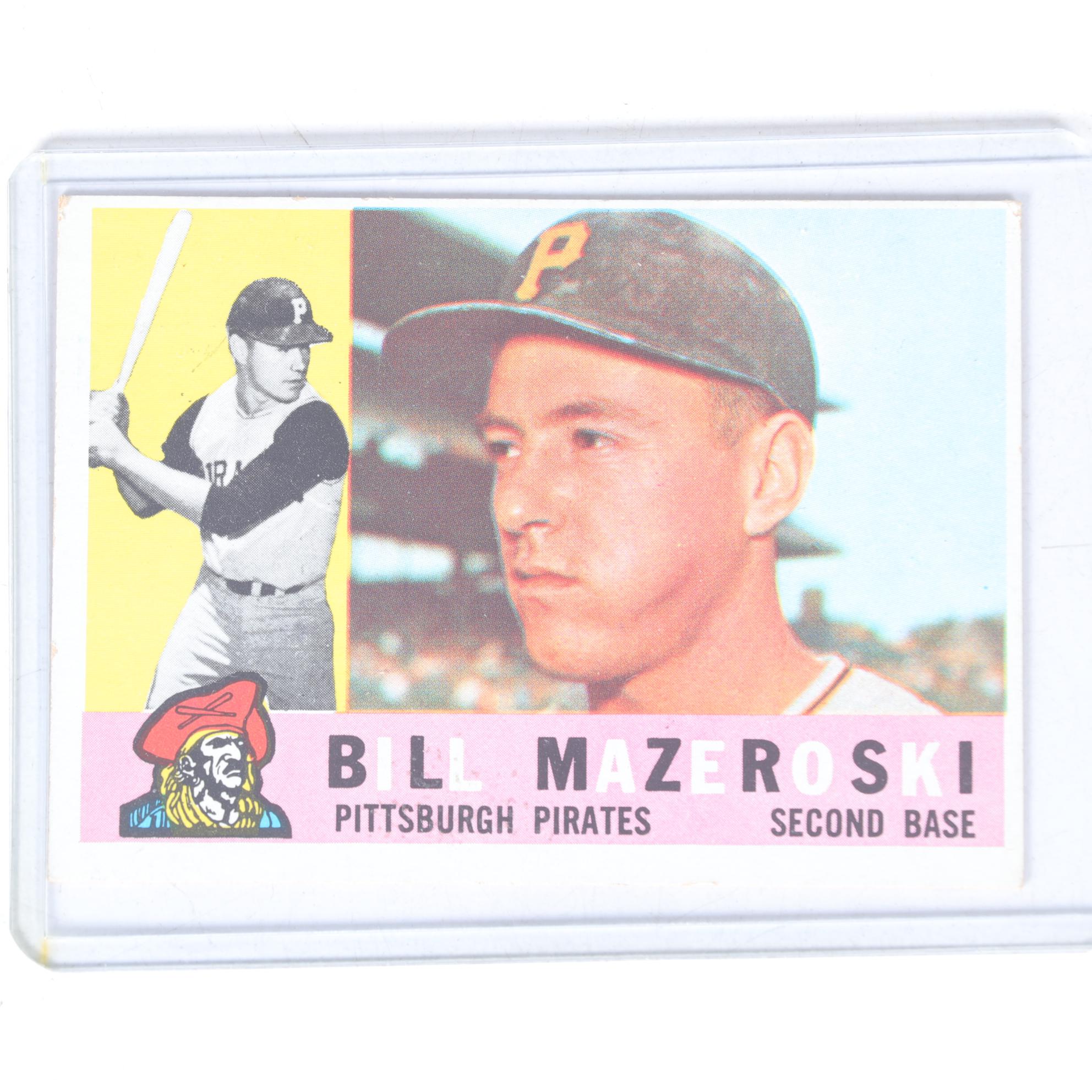 1960 Topps Baseball Cards with #35 Whitey Ford and #450 Orlando Cepeda