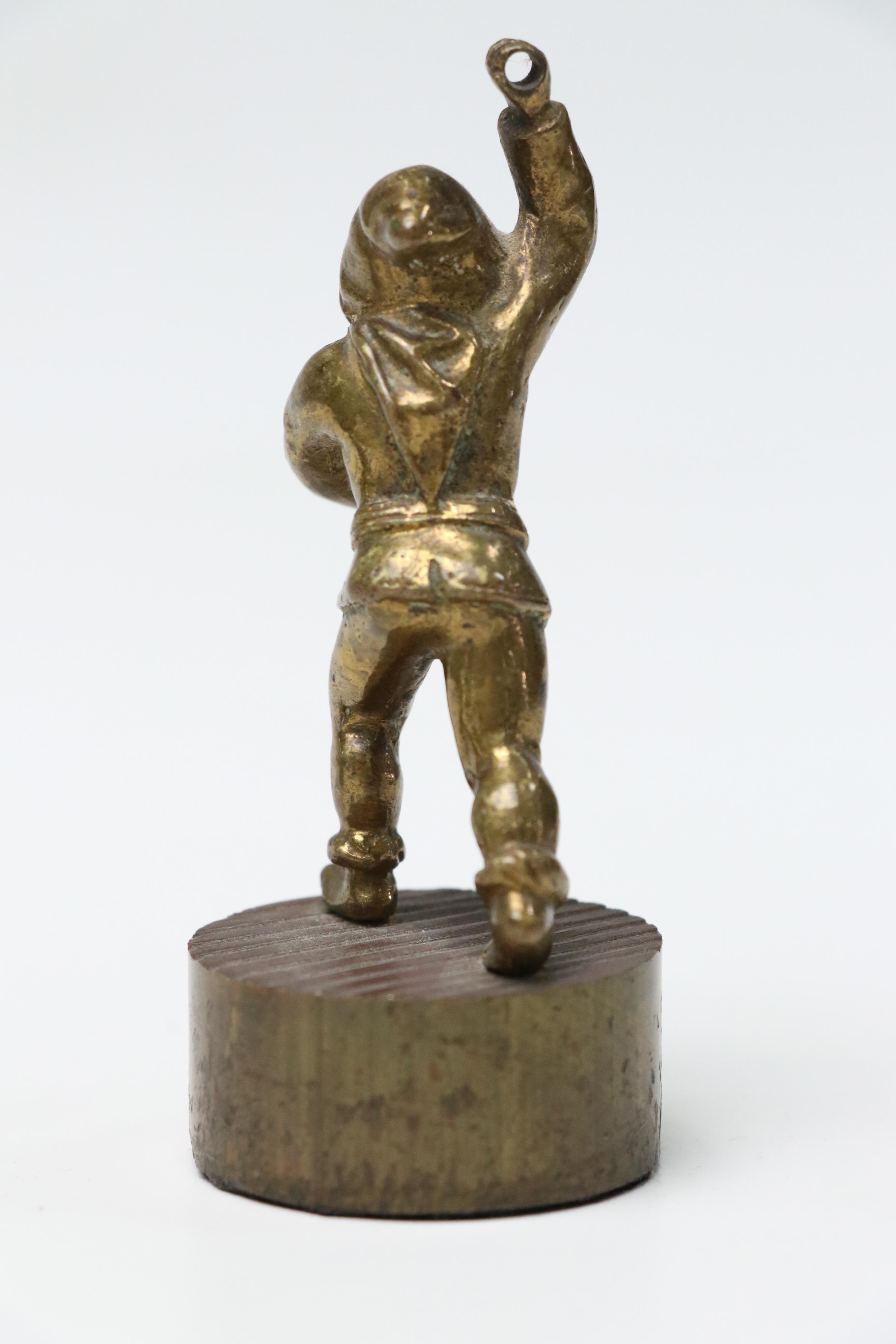 Victorian Shoe Shine Boy with Other Cast Metal Figurines