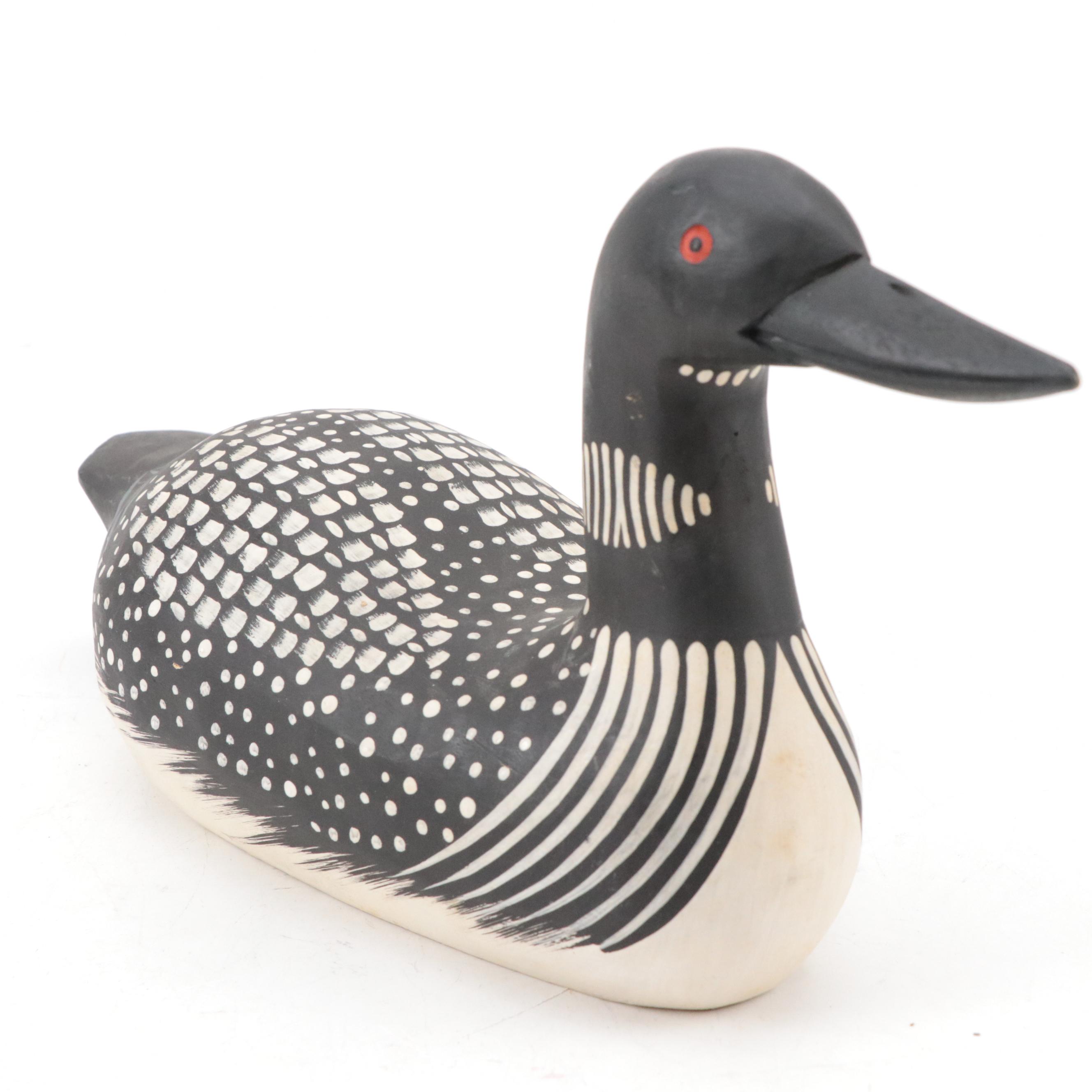 Sears Binoculars with Japanese Painted Wood and Other Ducks