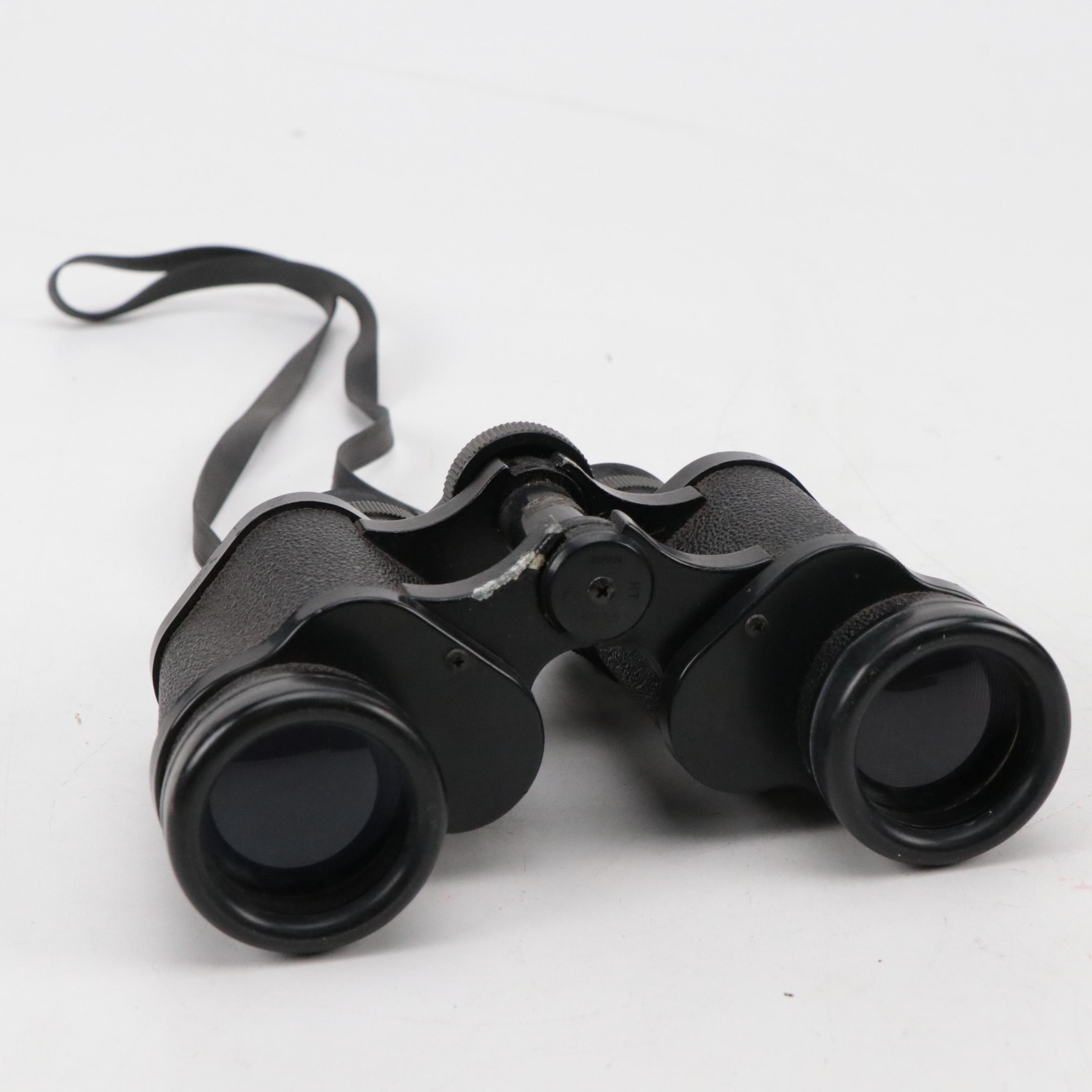 Sears Binoculars with Japanese Painted Wood and Other Ducks