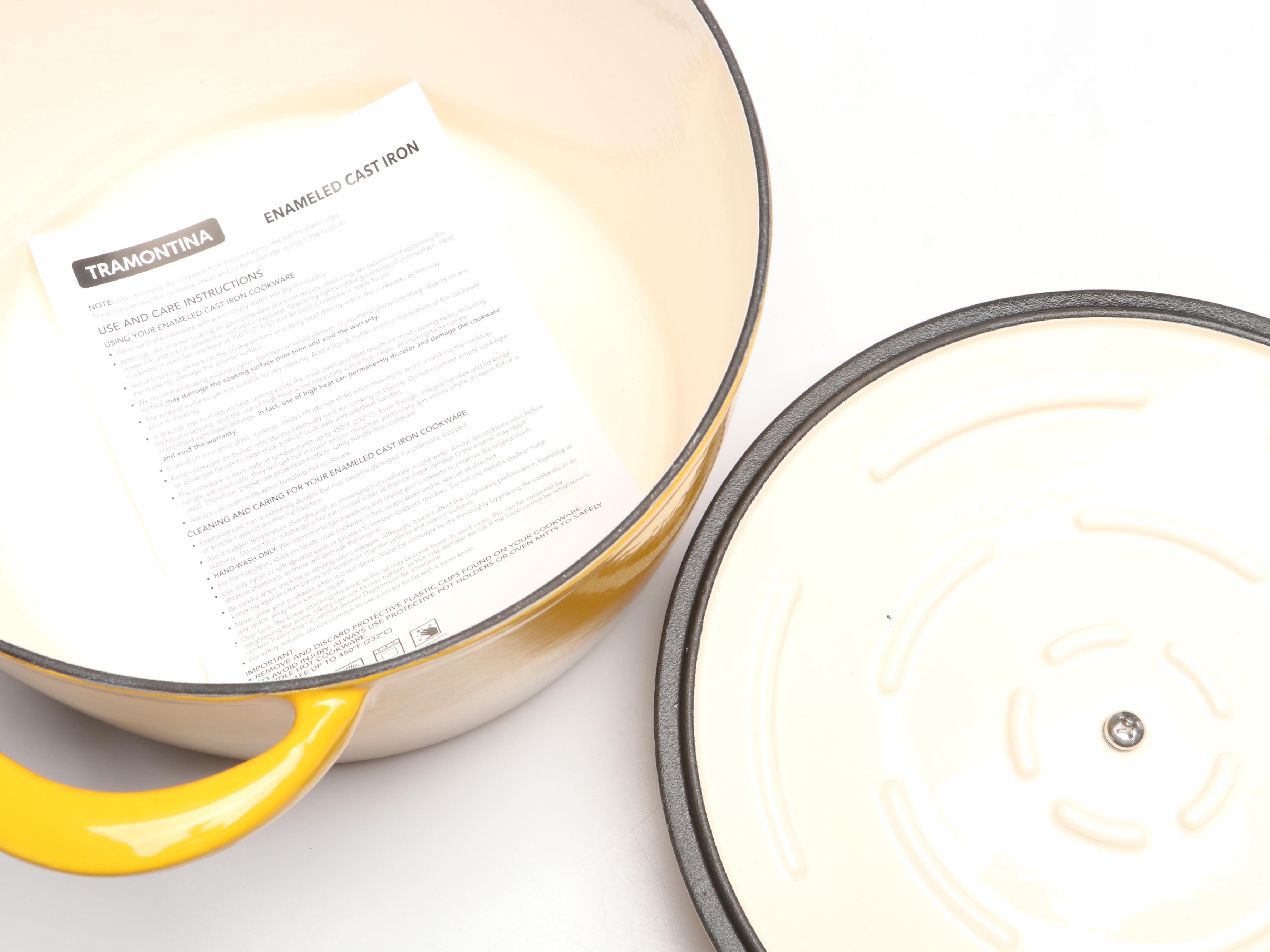 Tramontina Enameled Cast Iron Dutch Oven with Other Crock Dutch Oven