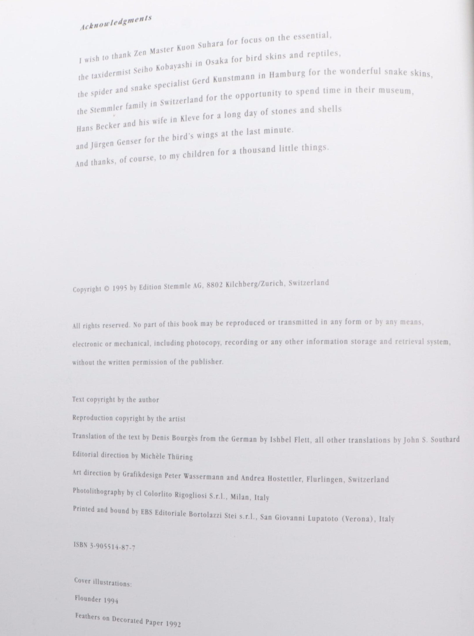 "Broken Spirits" by Eberhard Grames, 1995