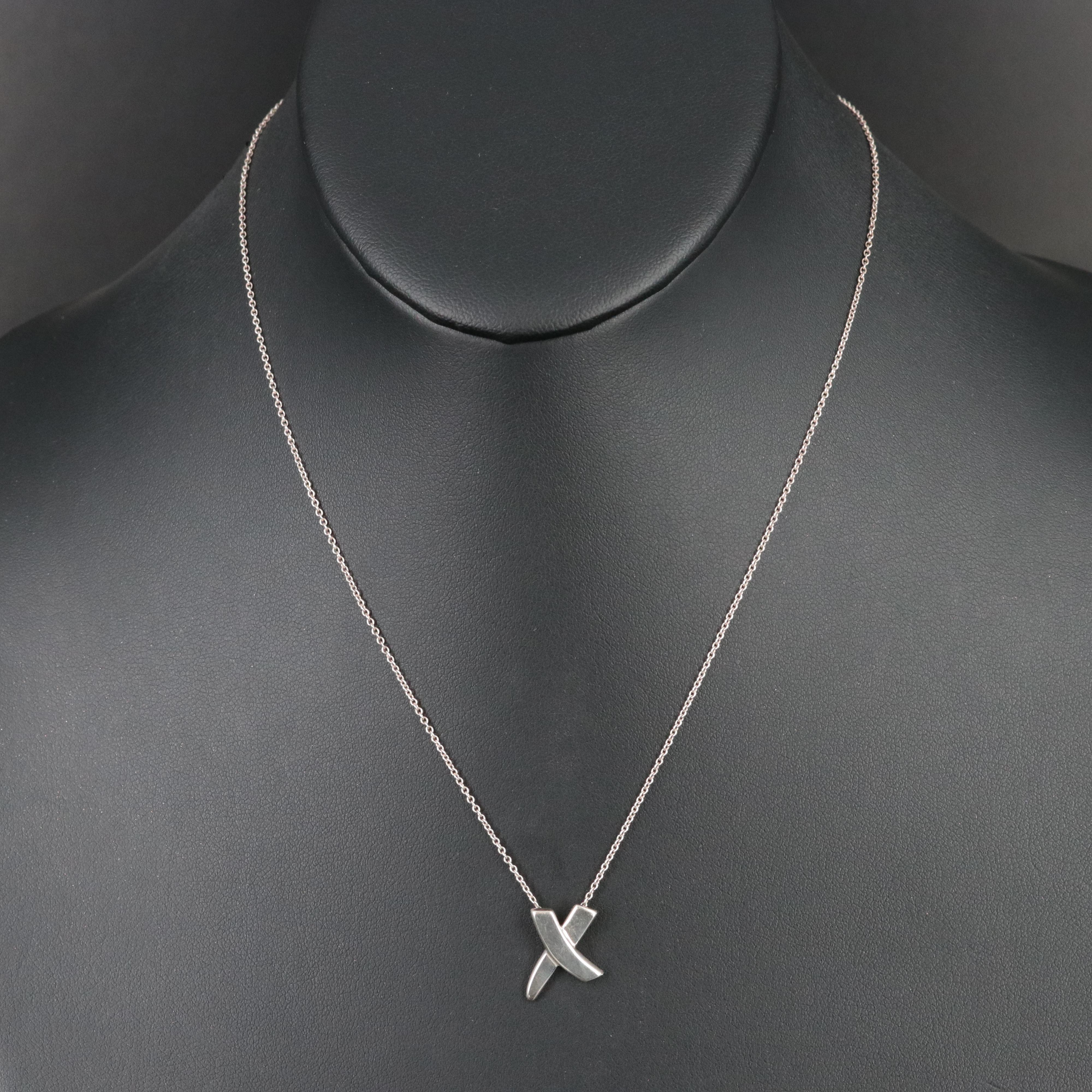 Paloma Picasso for Tiffany & Co. Sterling X Necklace