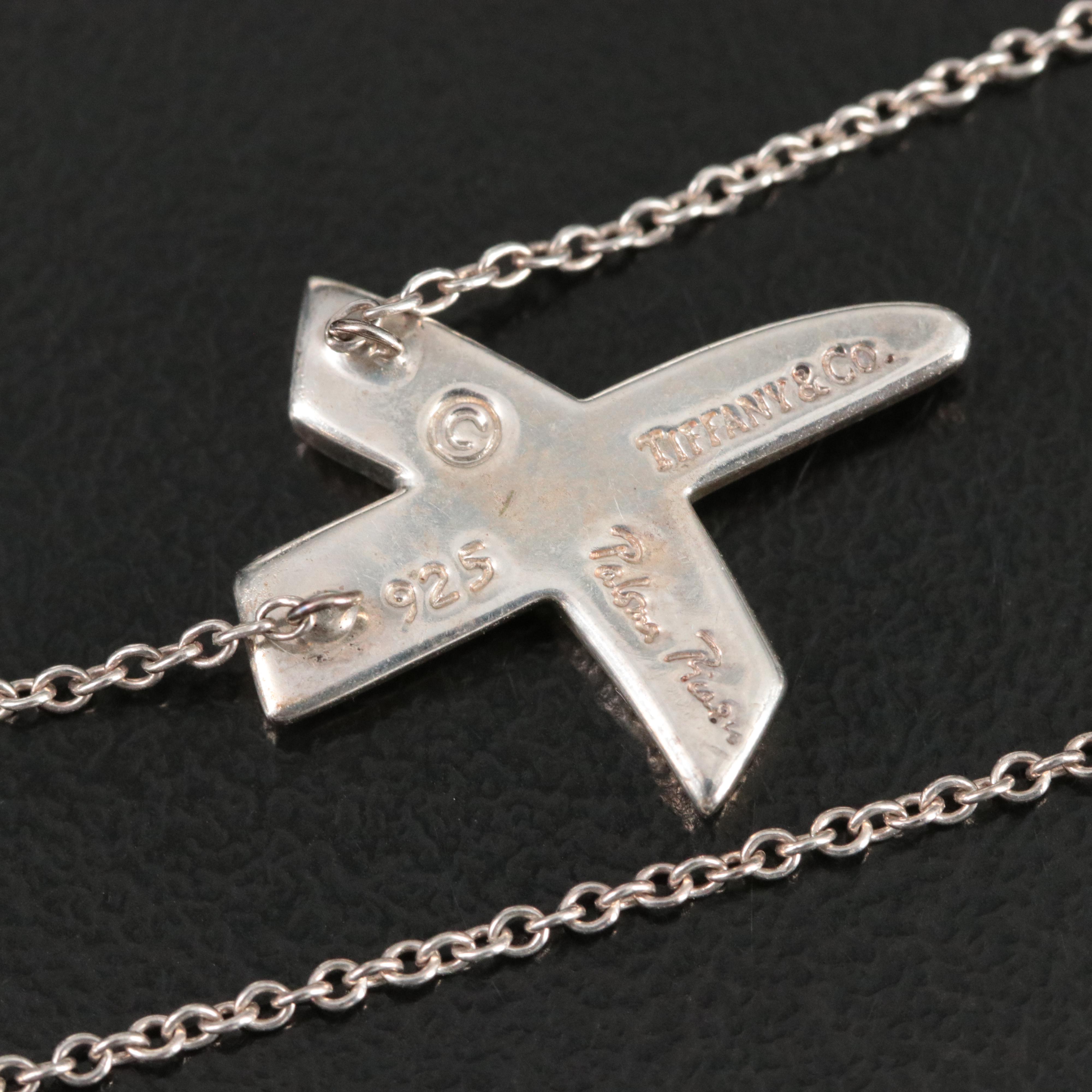 Paloma Picasso for Tiffany & Co. Sterling X Necklace