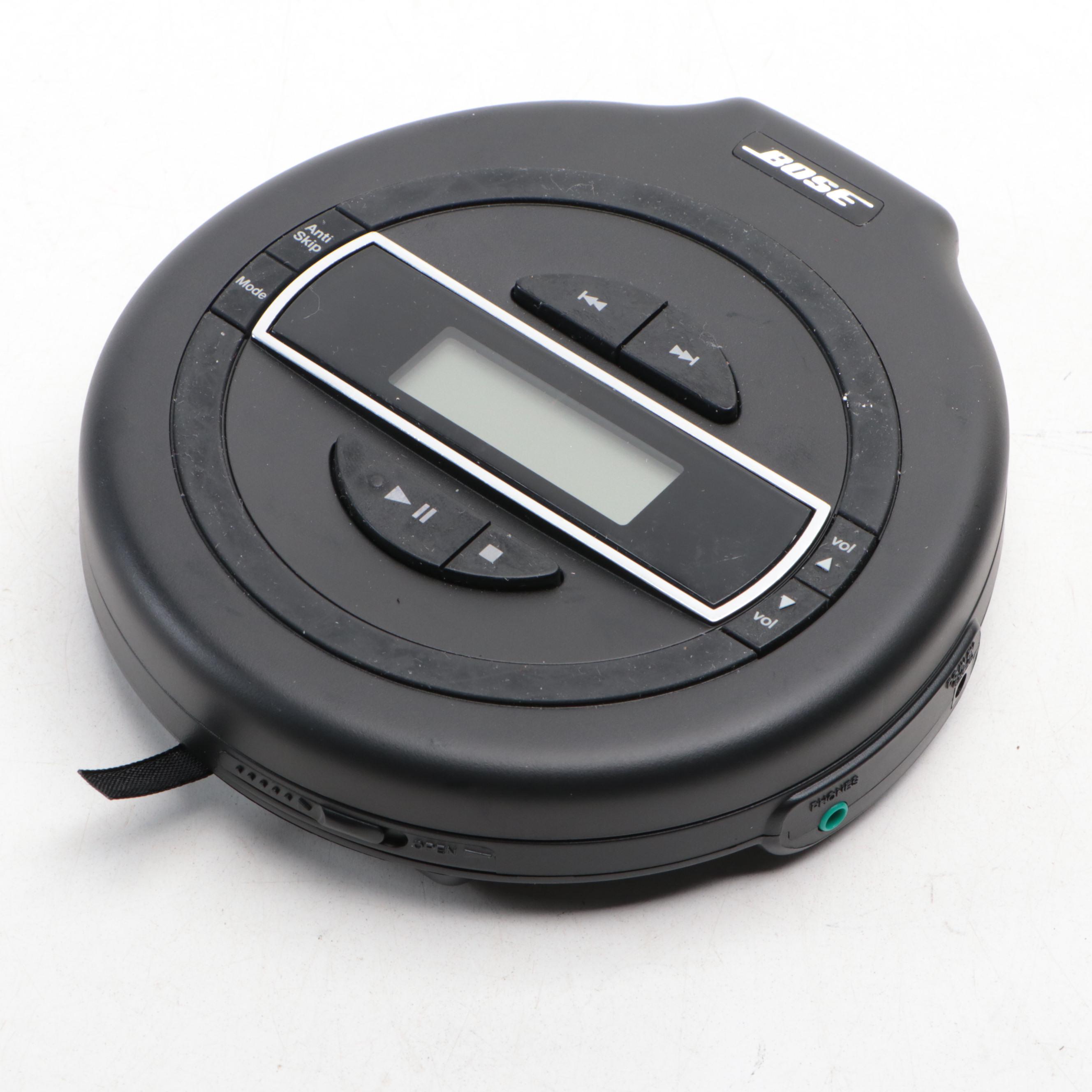 Bose QuietComfort 3 Noise Canceling Headphones and Portable CD Player