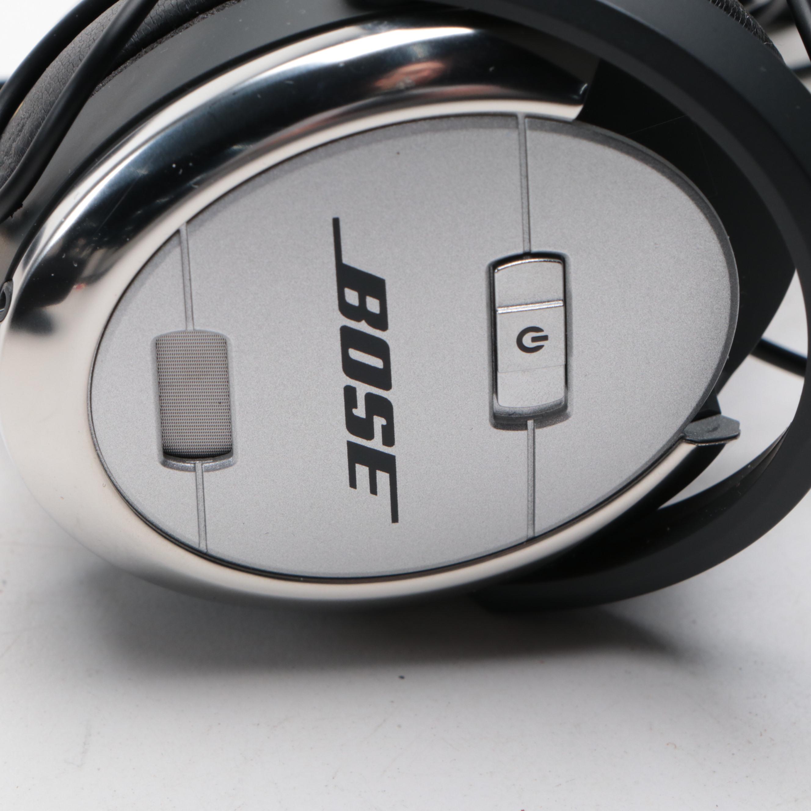 Bose QuietComfort 3 Noise Canceling Headphones and Portable CD Player