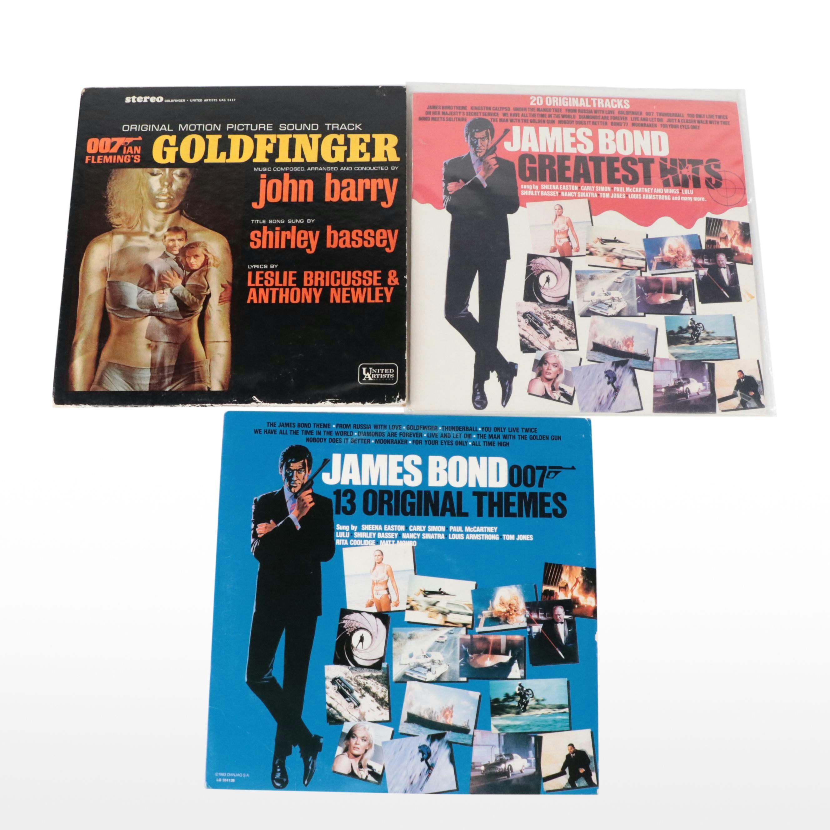 "Goldfinger" and "James Bond Greatest Hits" Records, Late 20th Century
