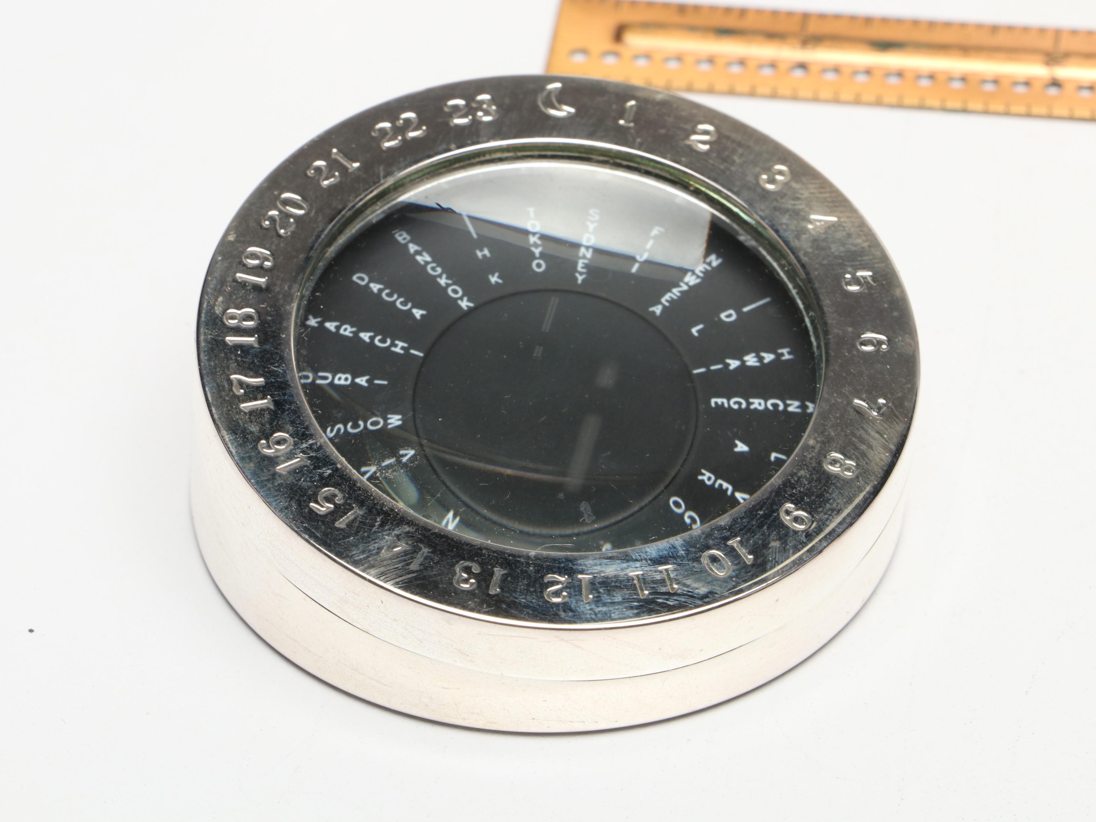 Hoffritz Barometer and Thermometer with Digital World Clock, and More