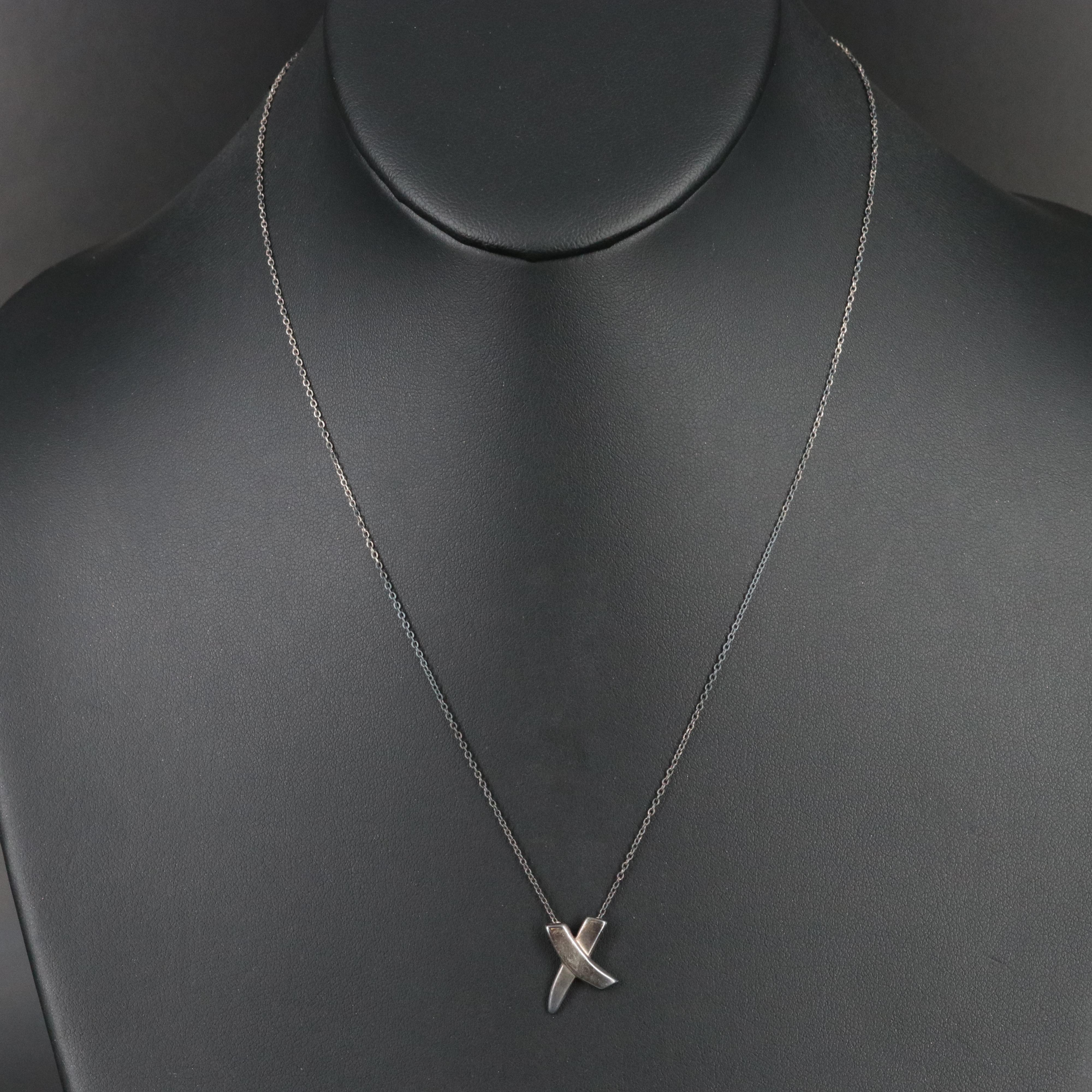 Paloma Picasso for Tiffany & Co. Sterling X Necklace