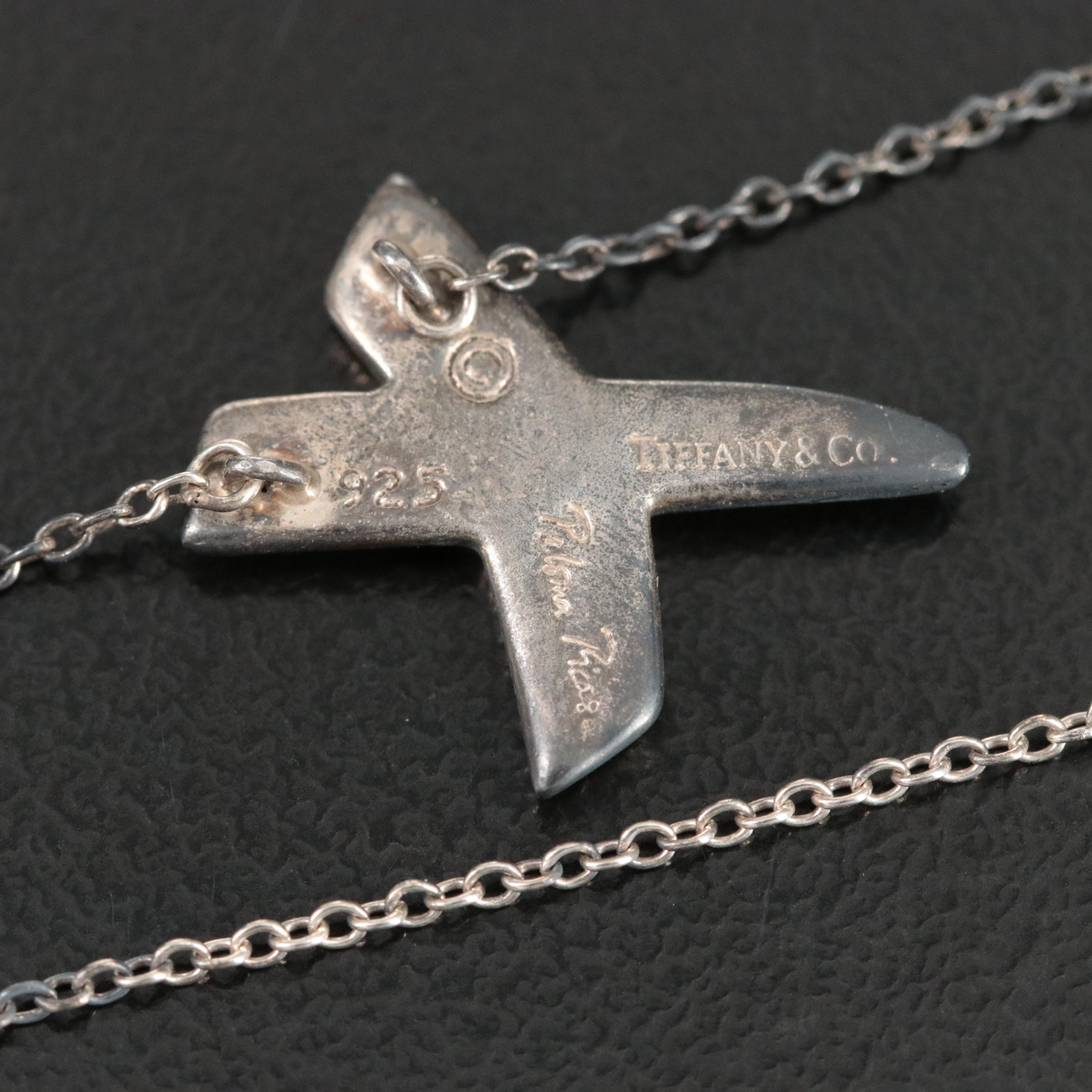 Paloma Picasso for Tiffany & Co. Sterling X Necklace