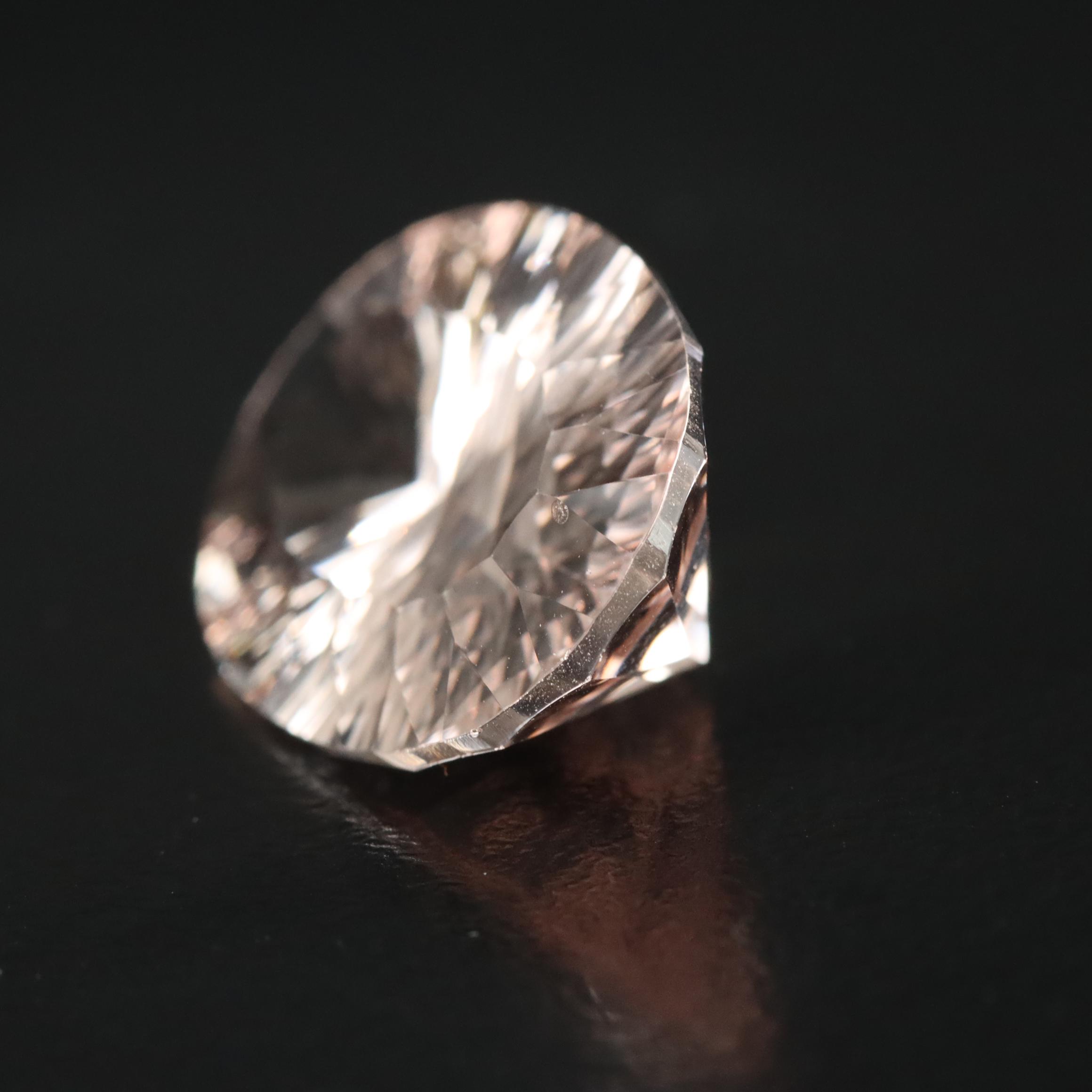 Loose 10.01 CT Morganite
