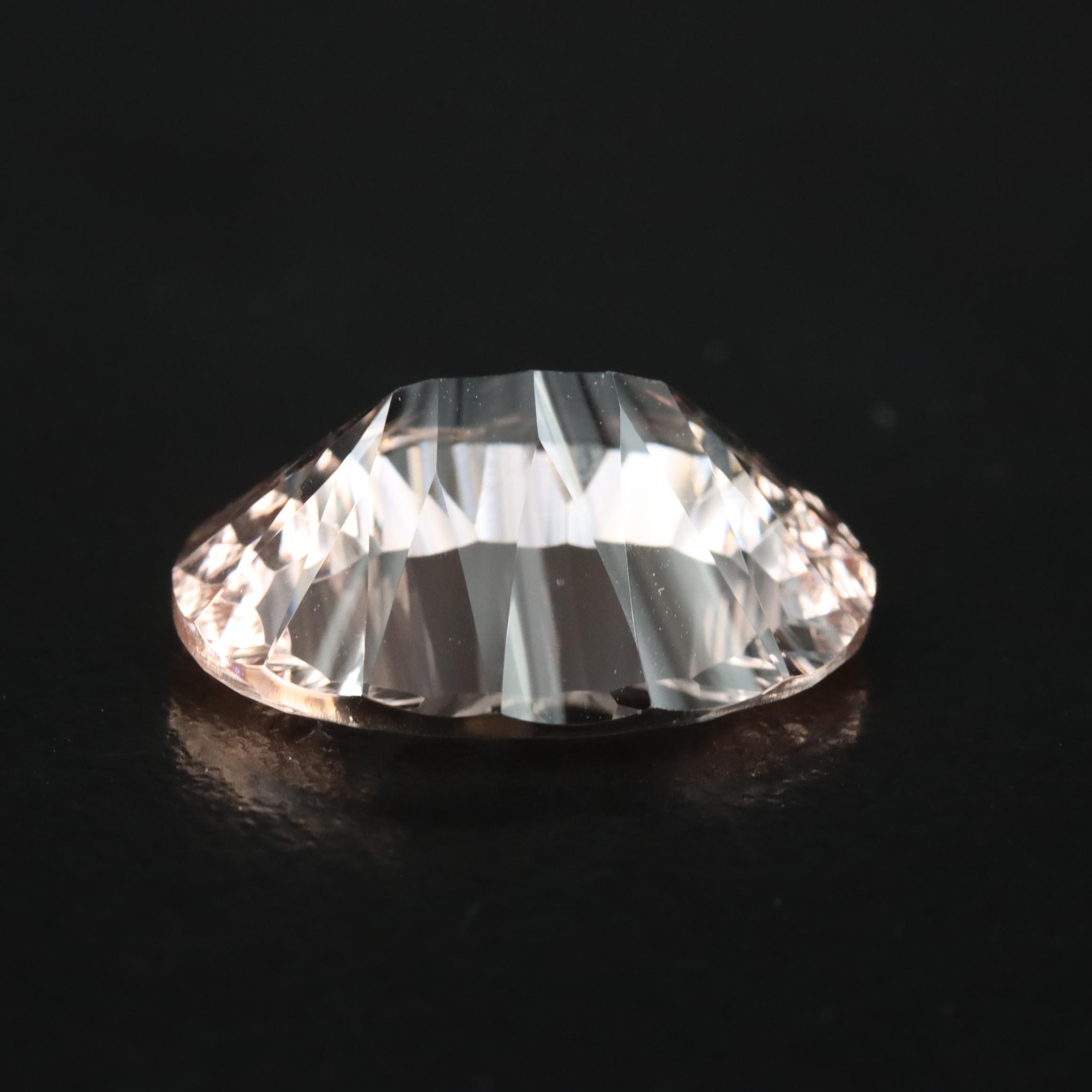 Loose 10.01 CT Morganite
