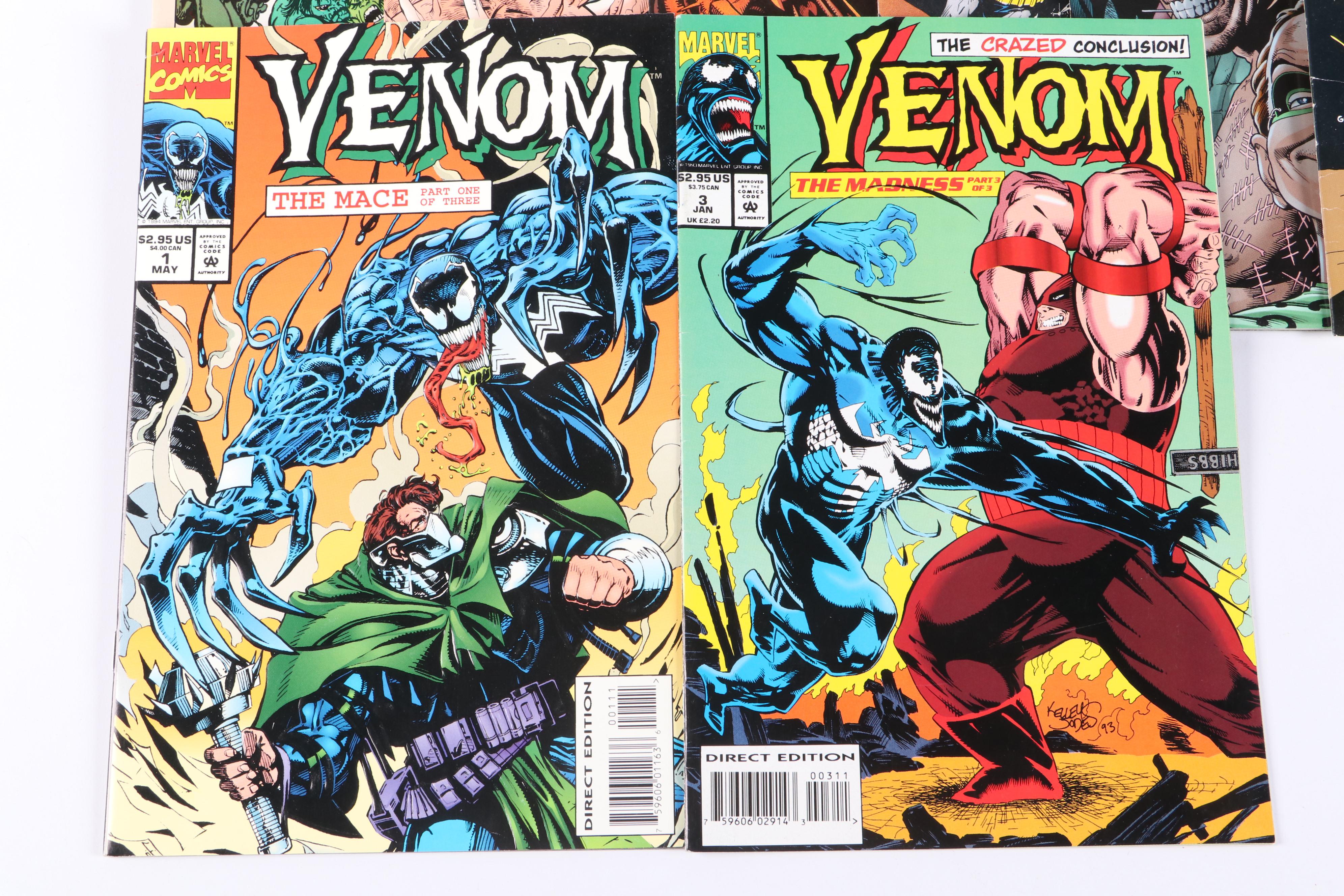 Bronze-Modern Age Comic Books Featuring "Batman Versus Predator," "Wolverine"