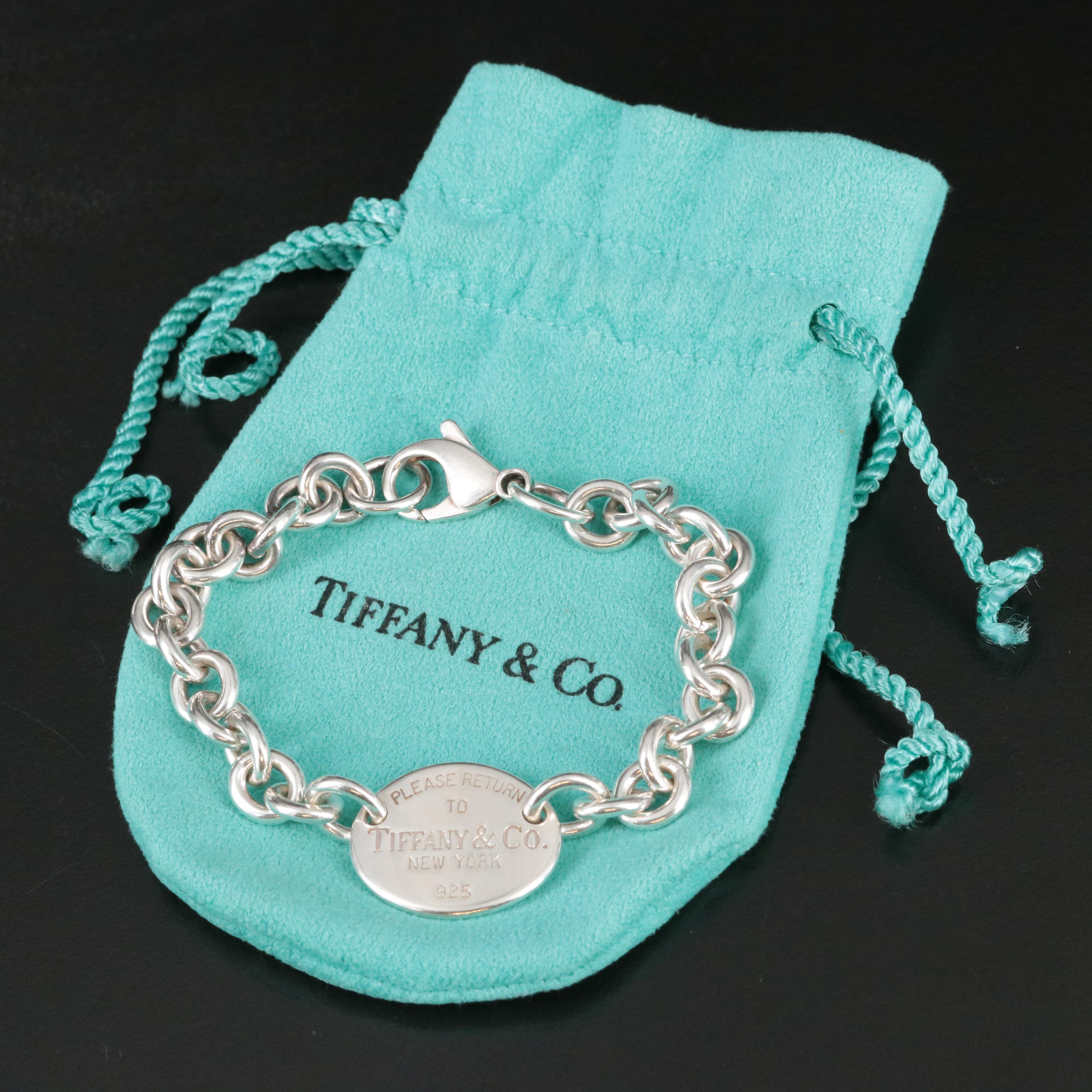 Tiffany & Co. Return to Tiffany Sterling Oval Link Bracelet