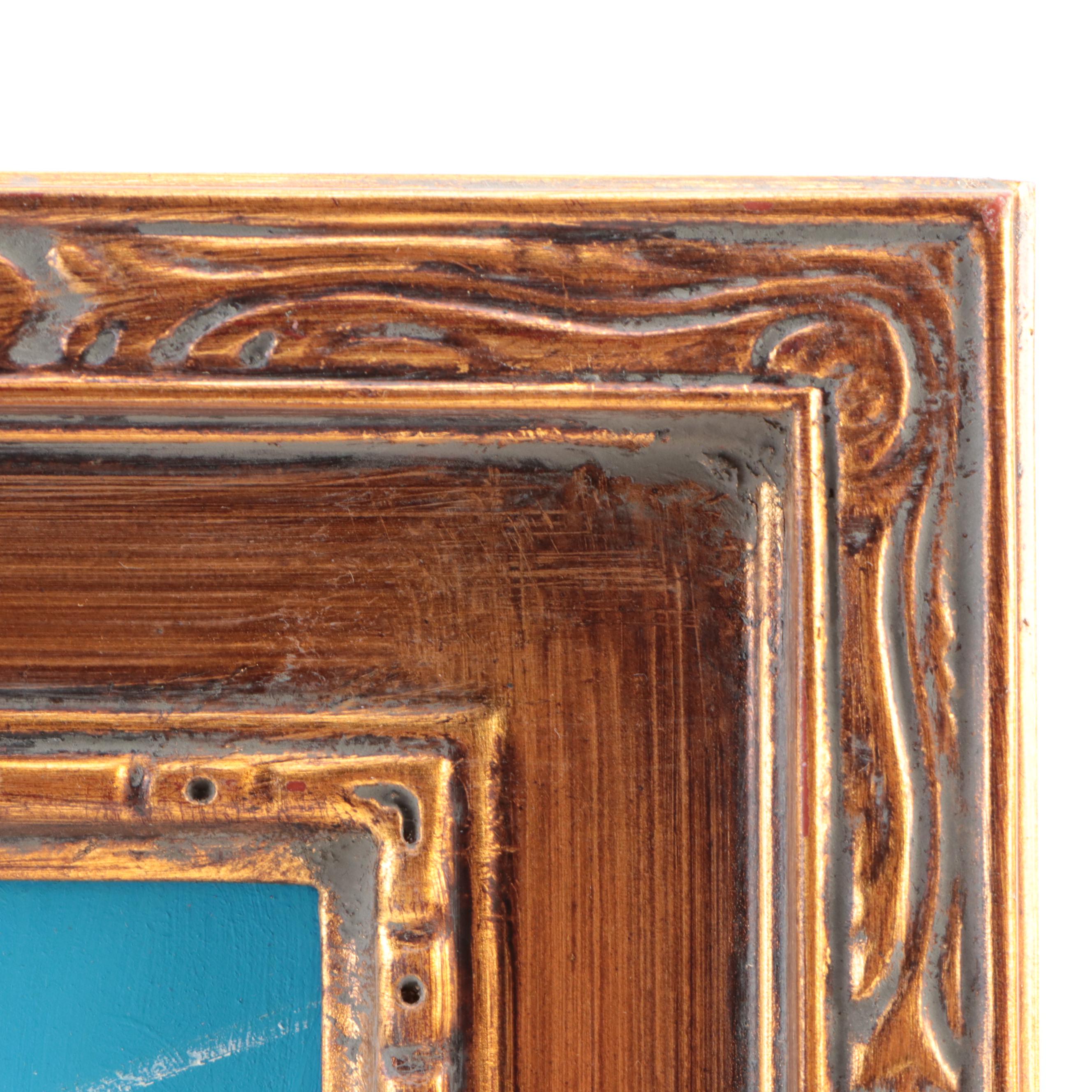 Natalia Demenko Oil Painting of Aspen Trees, 21st Century