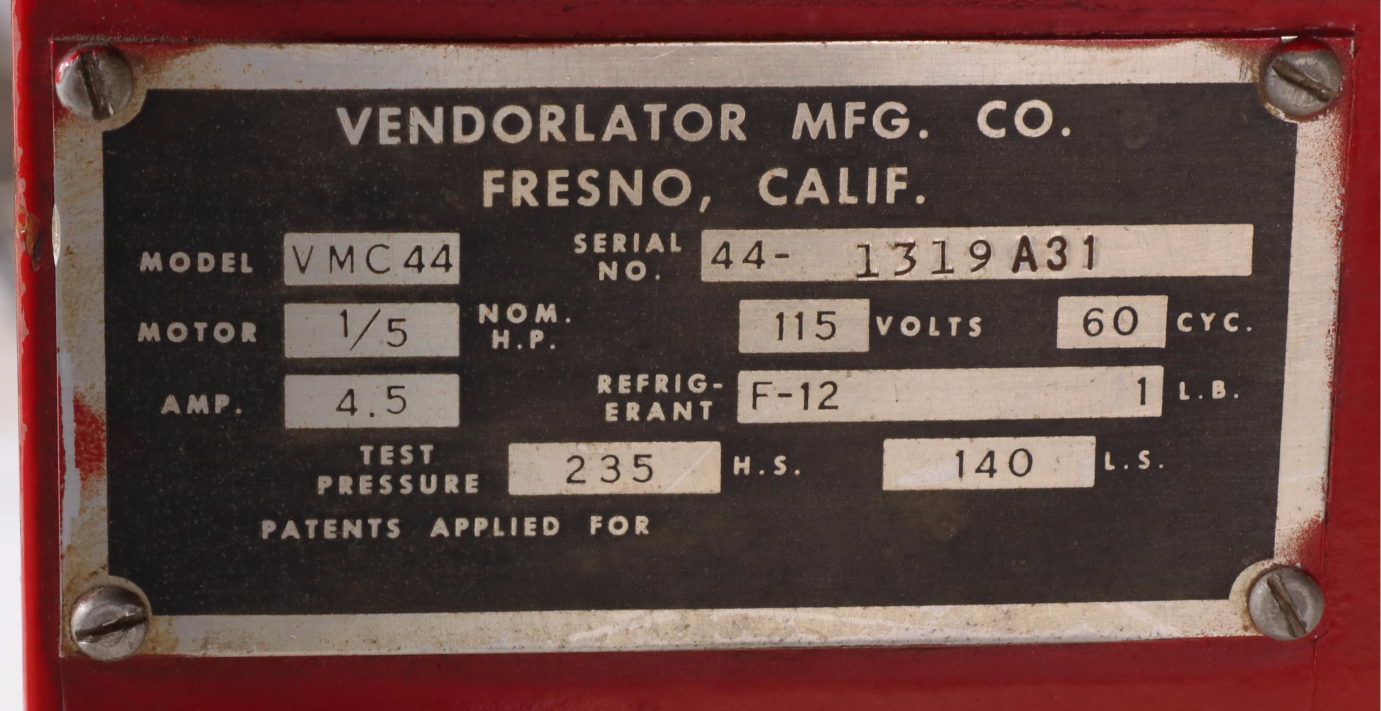 Vendorlator Mfg. Co. Coca-Cola Metal Bottle Vending Machine, Mid-20th Century