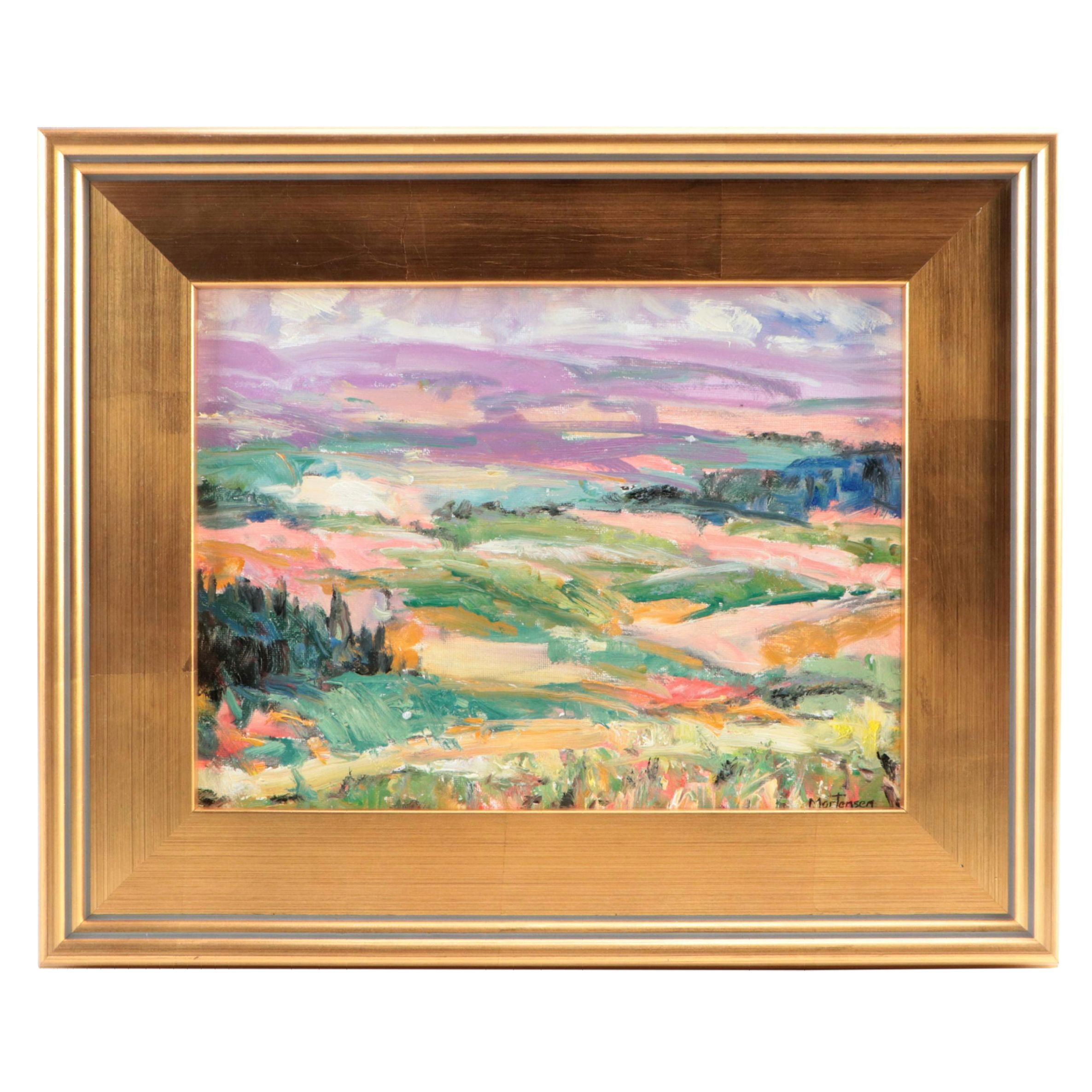 R. M. Mortensen Landscape Oil Painting, 21st Century
