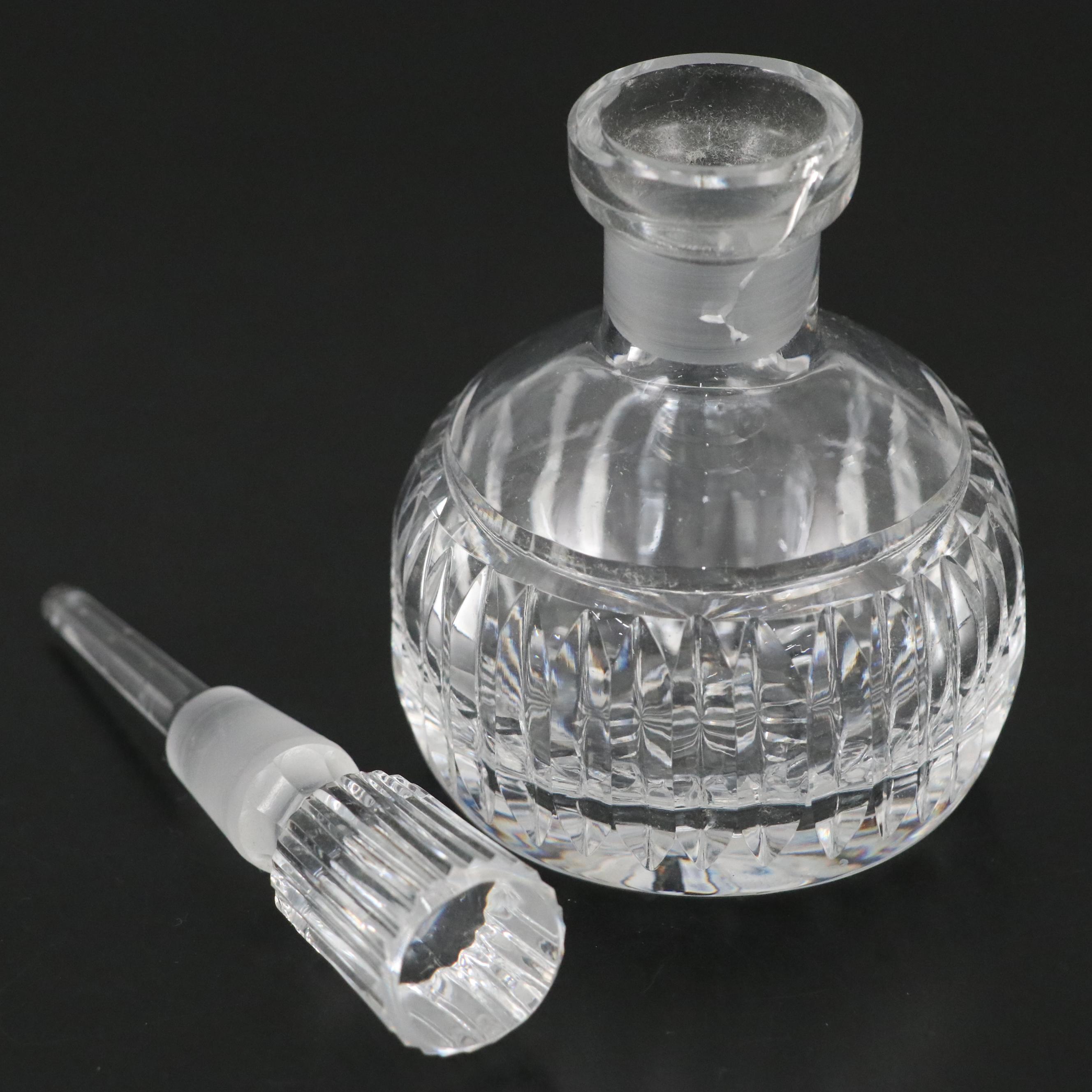 Waterford Crystal "Vanity" Round Perfume Bottle