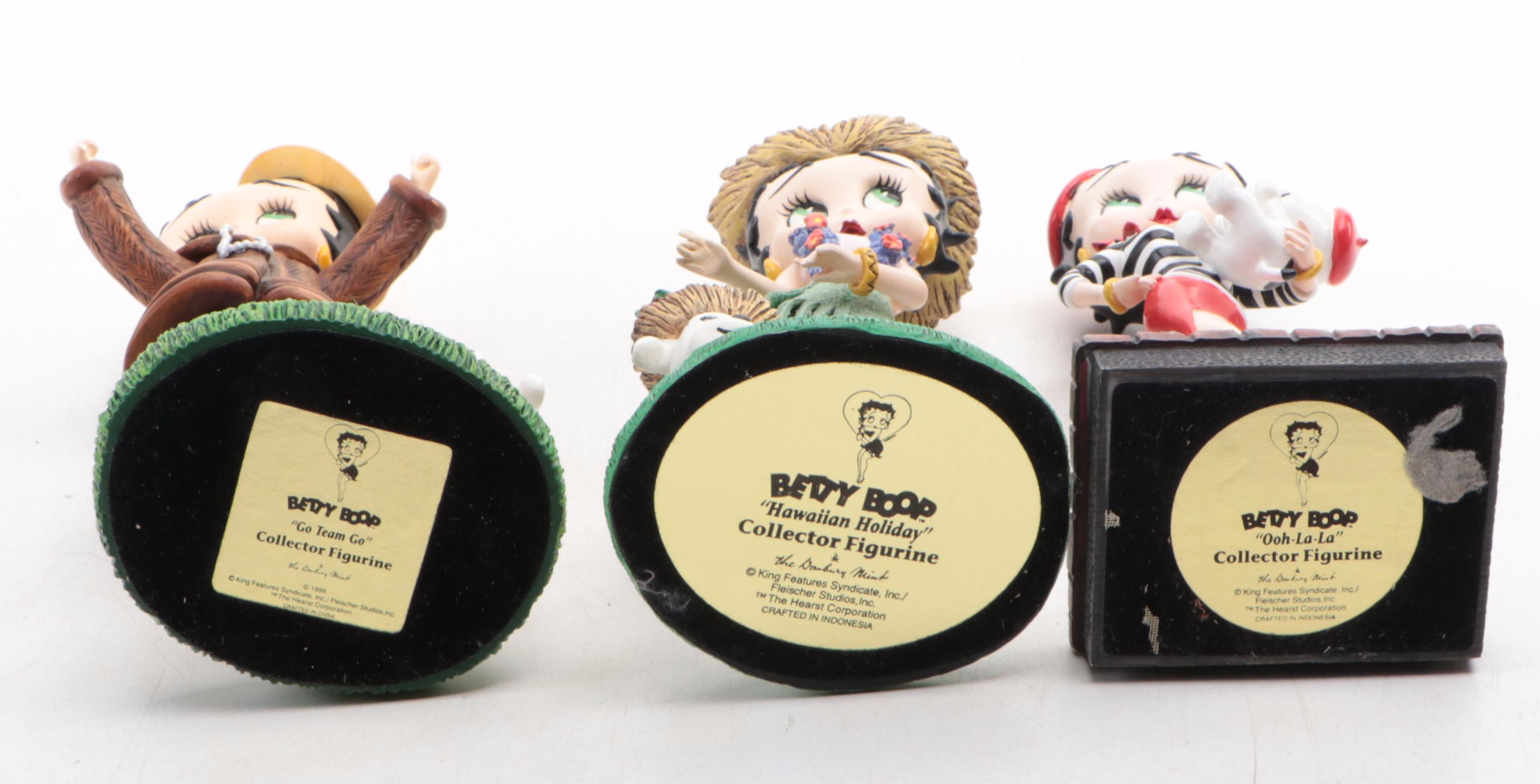 Danbury Mint Betty Boop "Go Team Go", "Hawaiian Holiday" and More Figurines