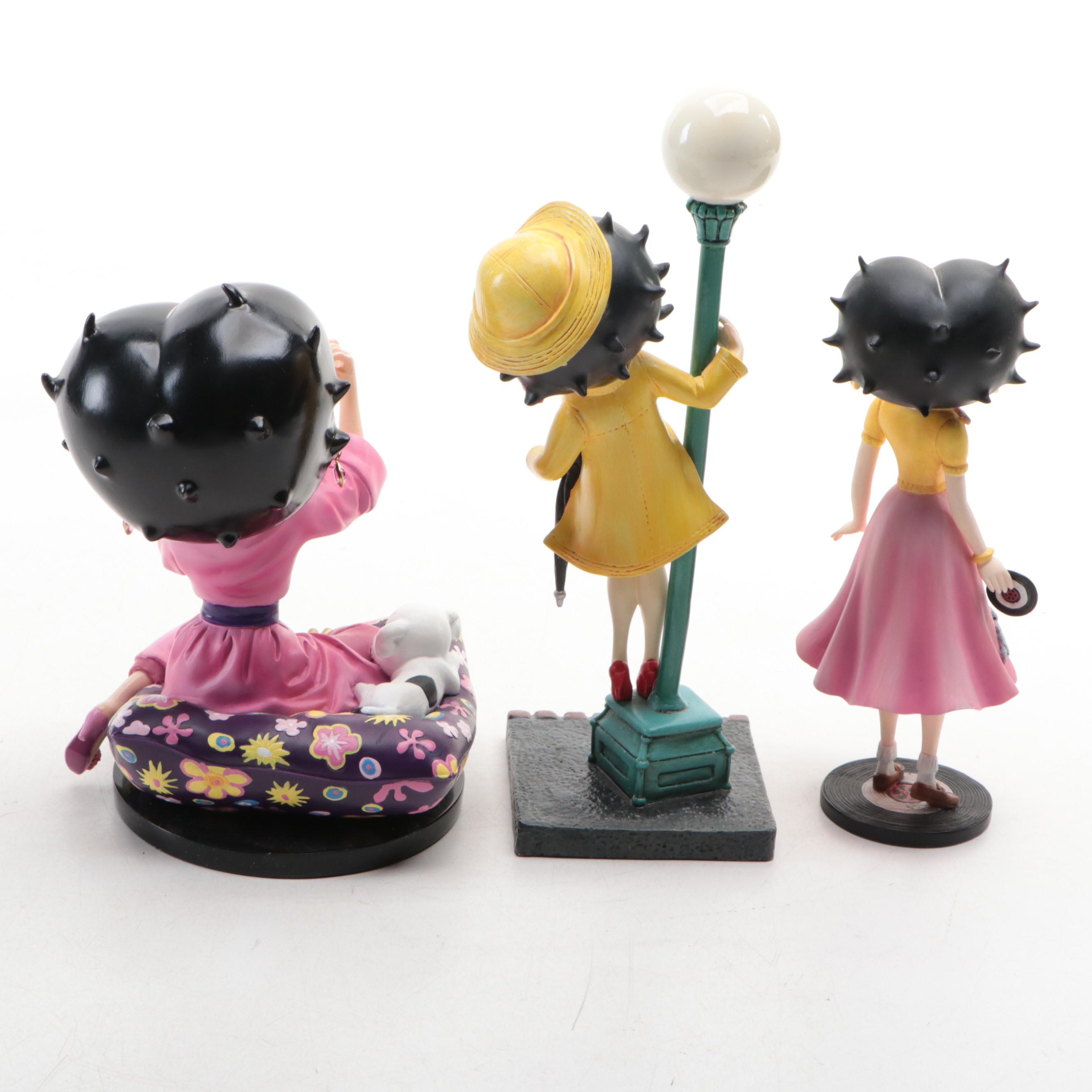 Danbury Mint Betty Boop "Go Team Go", "Hawaiian Holiday" and More Figurines