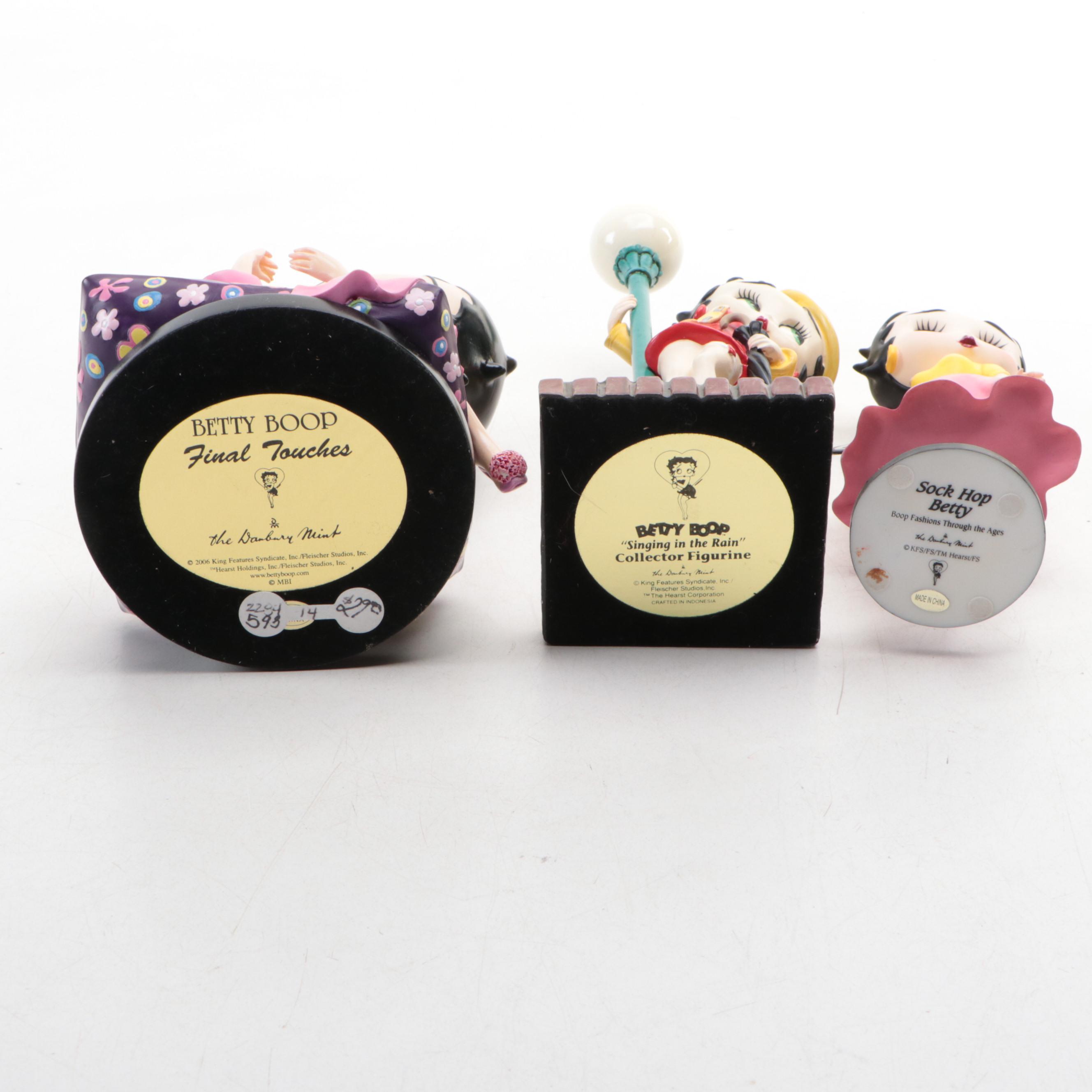 Danbury Mint Betty Boop "Go Team Go", "Hawaiian Holiday" and More Figurines