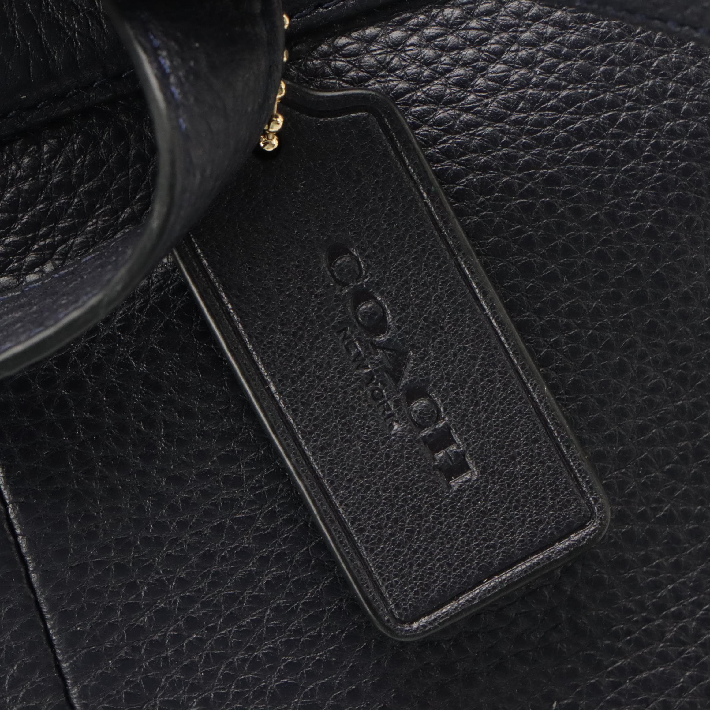 Coach Navy Leather Mini Billie Backpack, Olive Green Leather Dempsey Crossbody