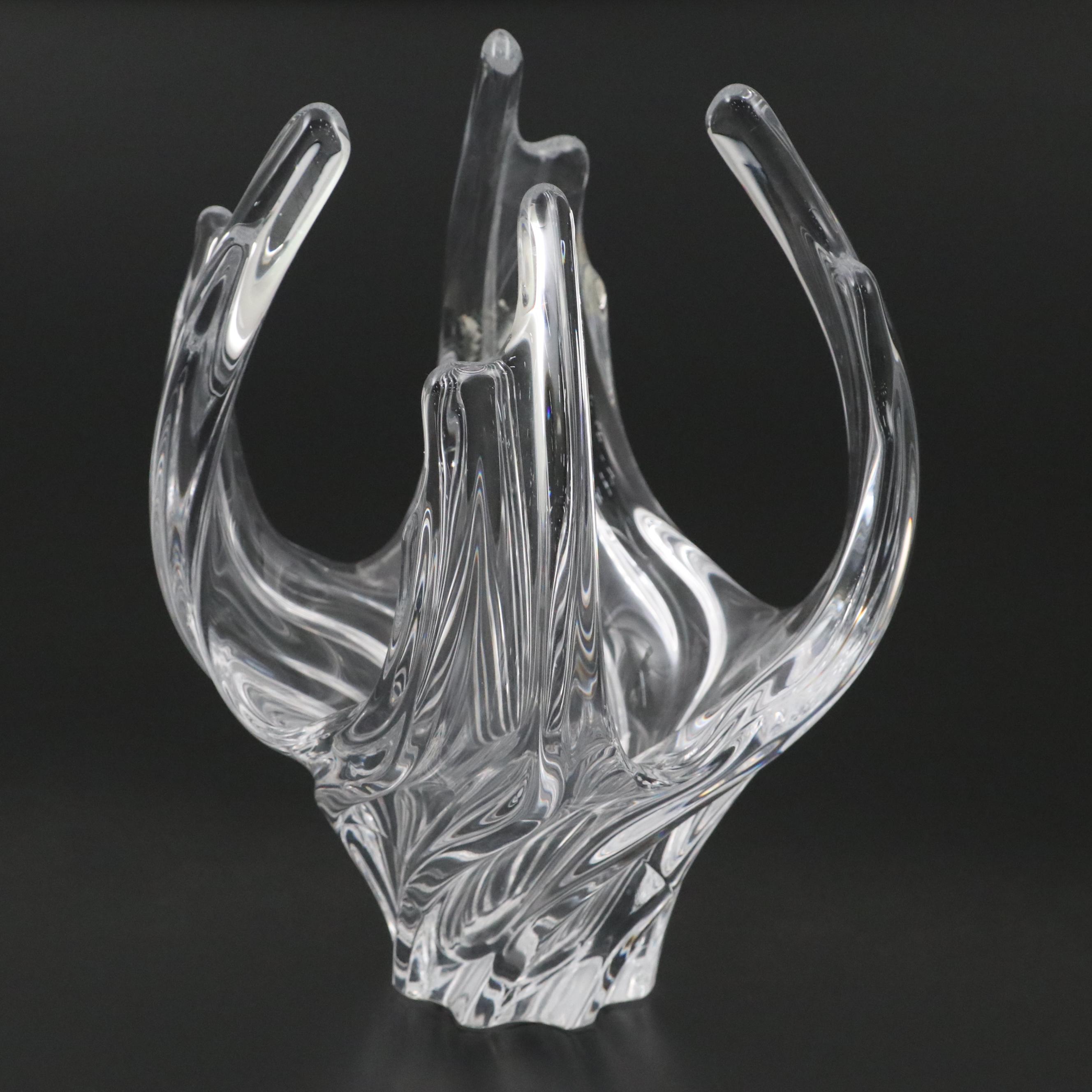 French COFRAC Art Glass Centerpiece