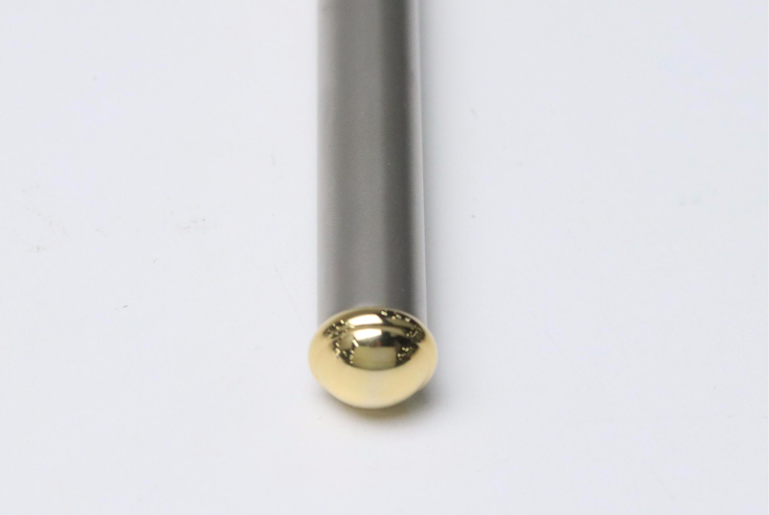 Louis Cartier L/E "Dandy" Ebonite Gold Plate Fountain Pen & Other Ballpoint Pen