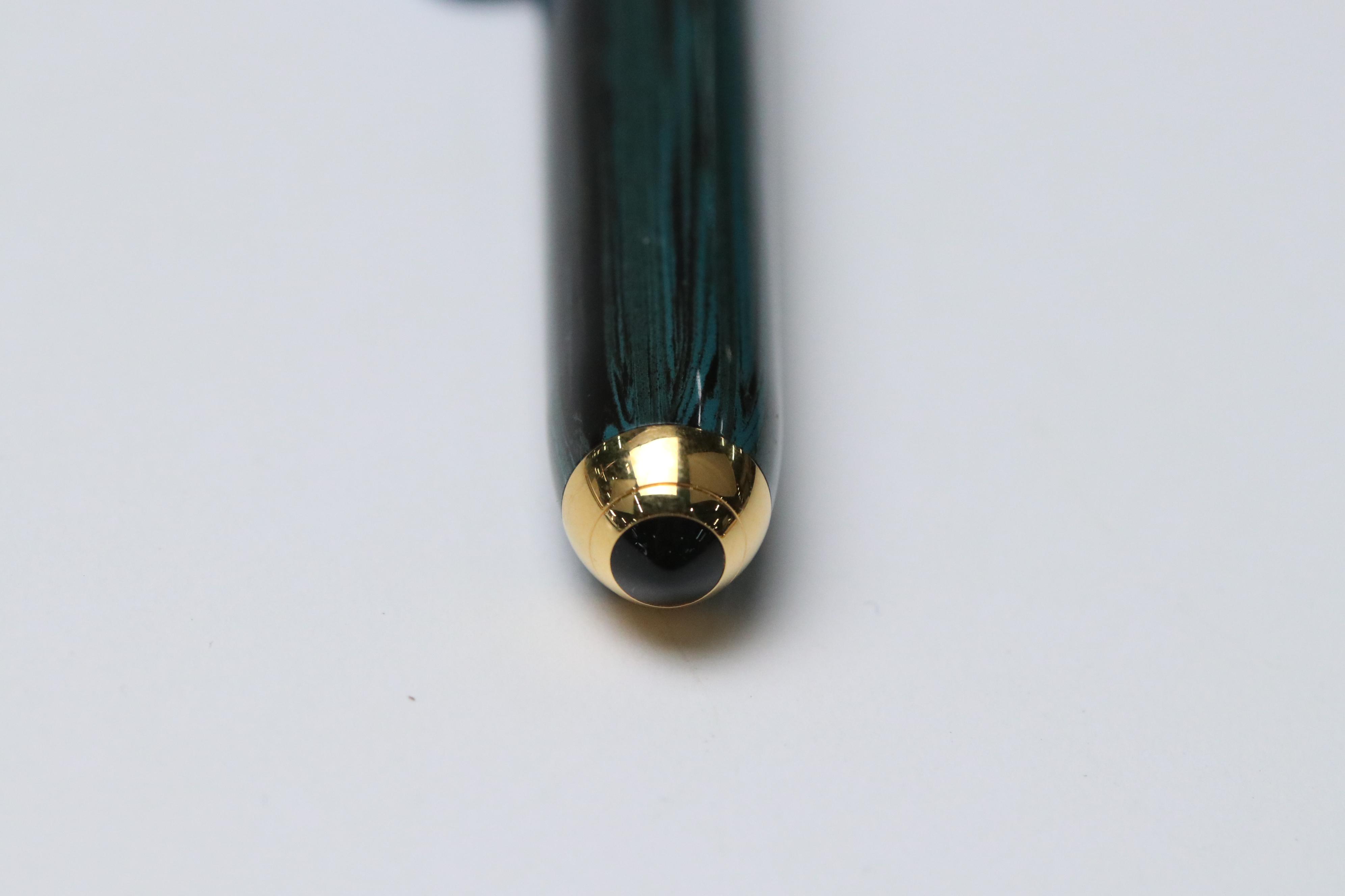 Louis Cartier L/E "Dandy" Ebonite Gold Plate Fountain Pen & Other Ballpoint Pen