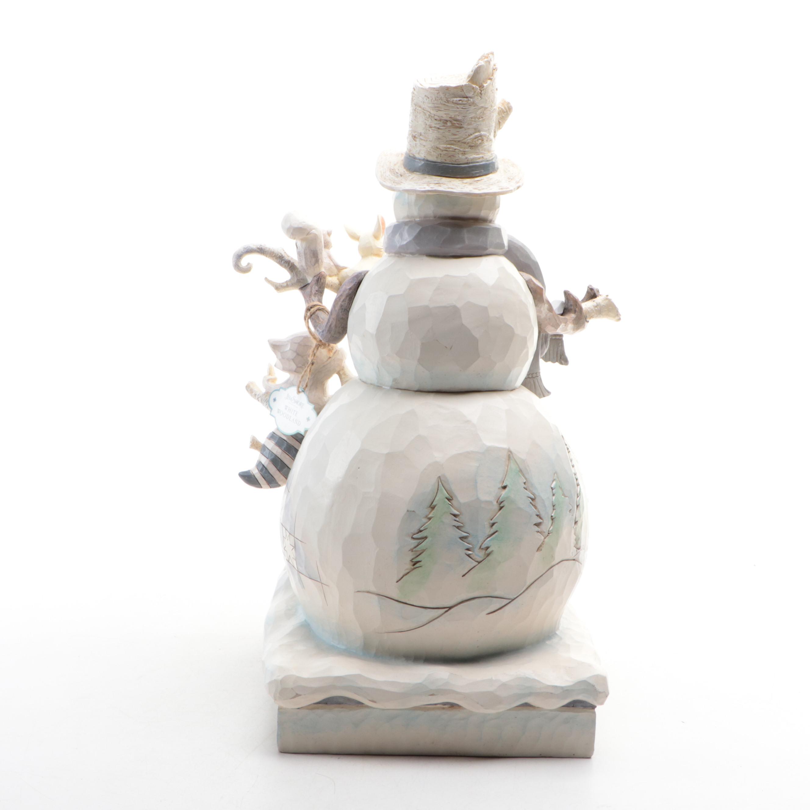 Jim Shore Heartwood Creek "White Woodland" Snowman
