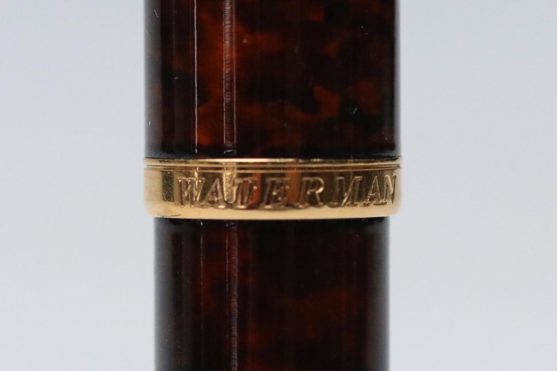 Waterman's Resin and Gold Plate Fountain Pens with Mechanical Pencil