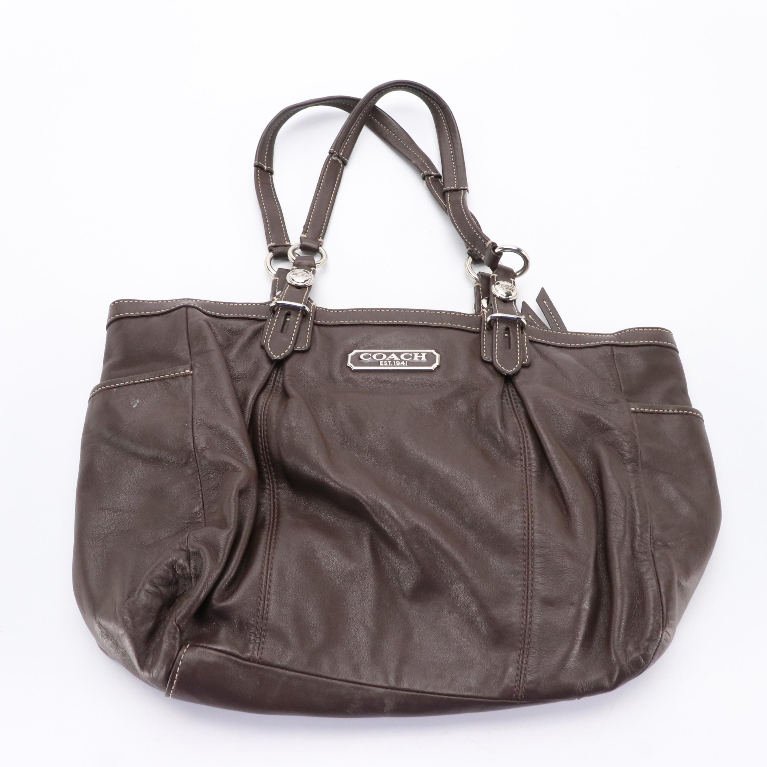 Coach Madison, Ashley and East-West Gallery Shoulder Bags in Leather and Canvas