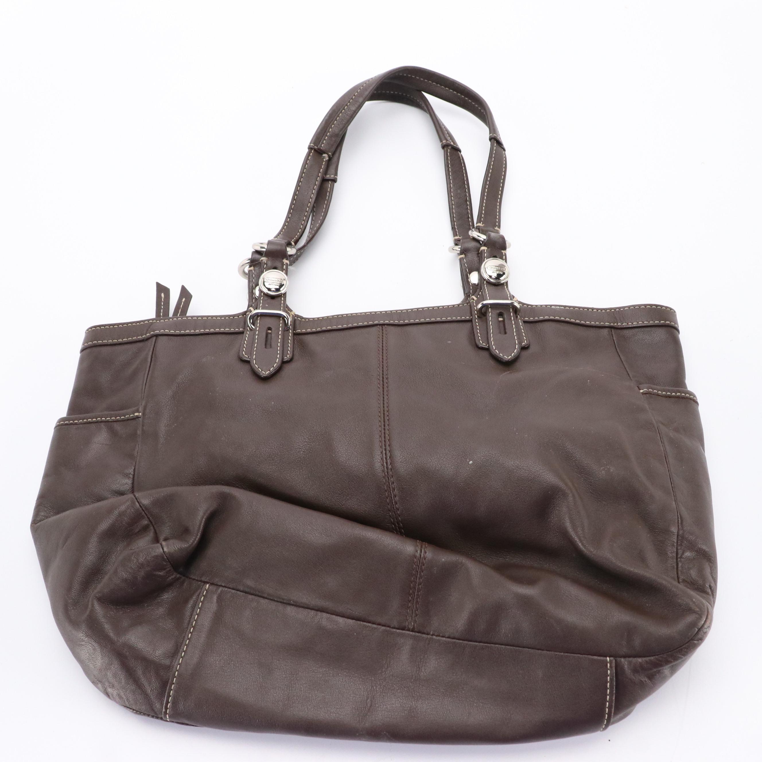 Coach Madison, Ashley and East-West Gallery Shoulder Bags in Leather and Canvas