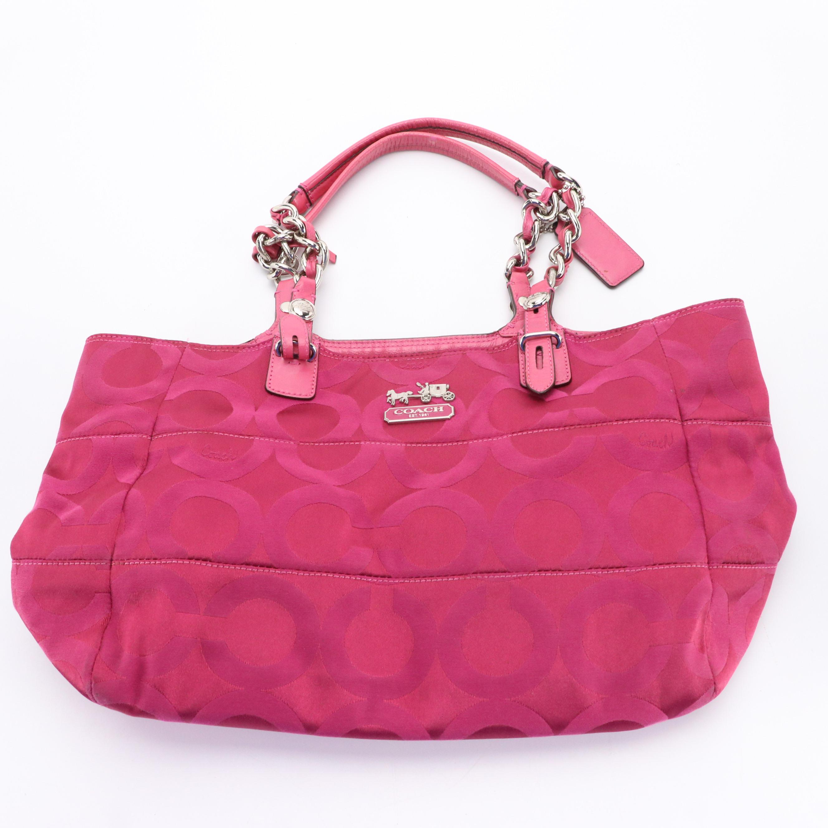 Coach Madison, Ashley and East-West Gallery Shoulder Bags in Leather and Canvas