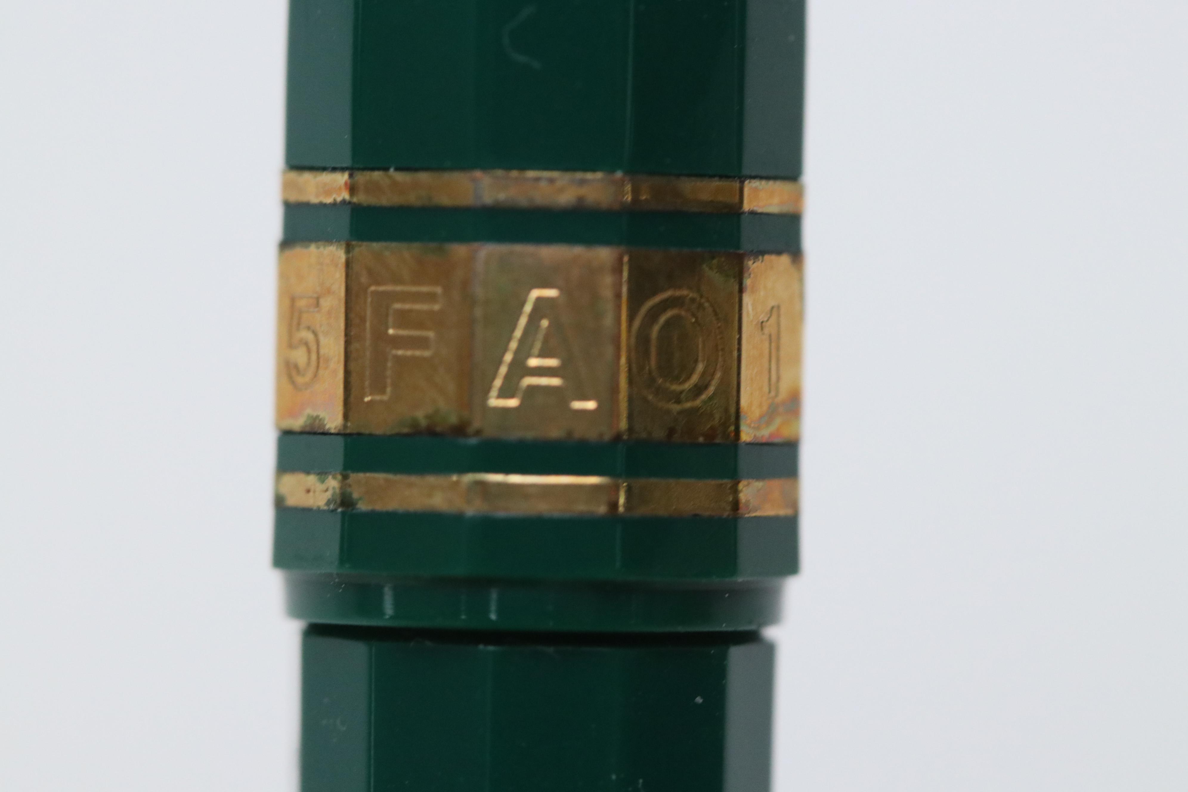 Italian Omas Acrylic Fountain Pens with 18K Gold Nibs, Porcelanosa Spanish Tiles