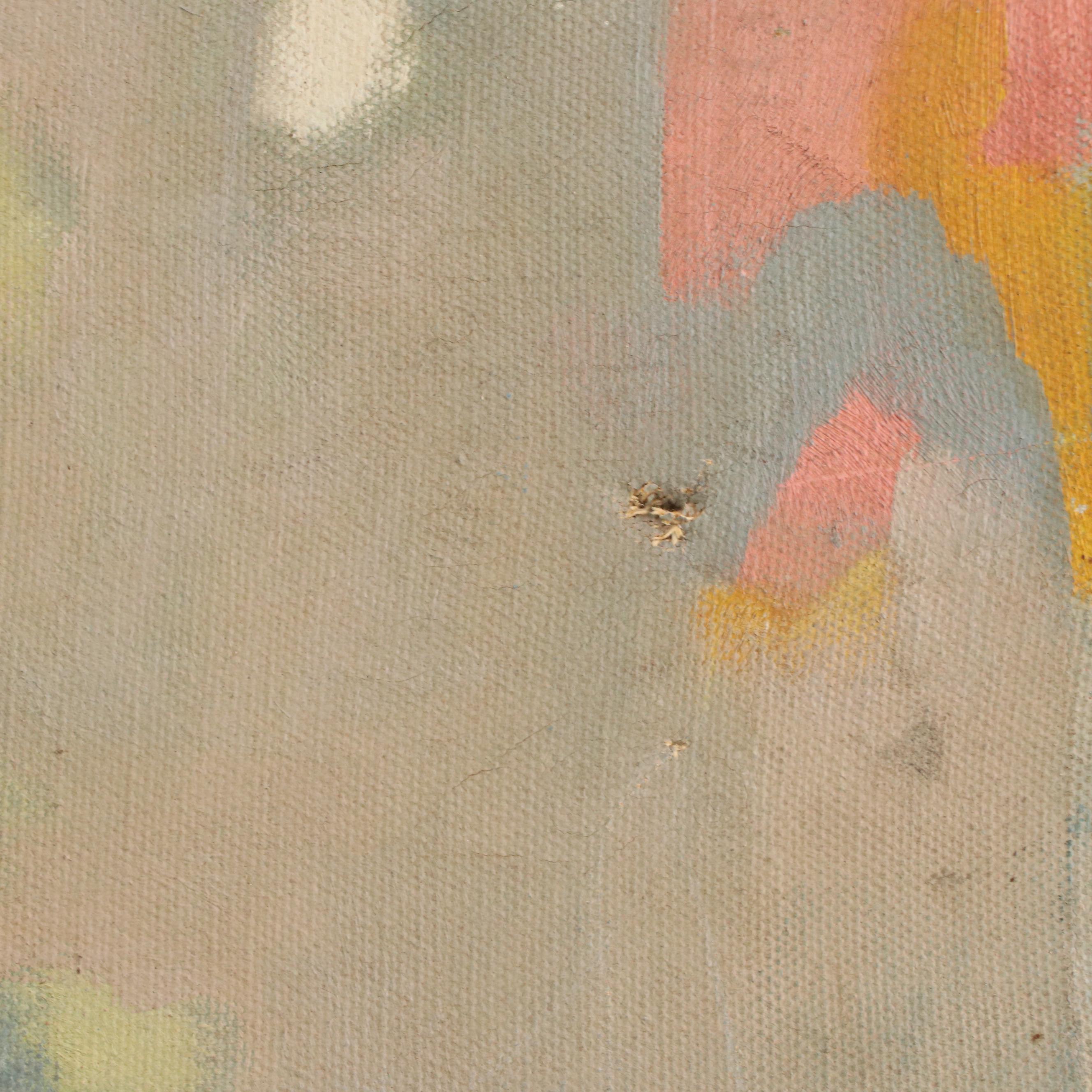 Gloria Greenberg Abstracted Painting "Sky" 1952