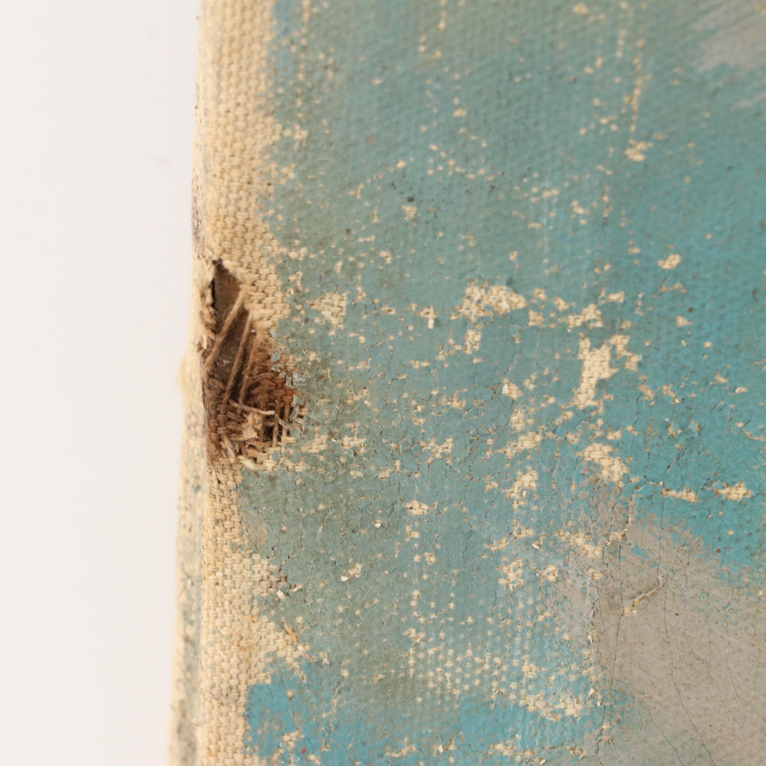 Gloria Greenberg Abstracted Painting "Sky" 1952