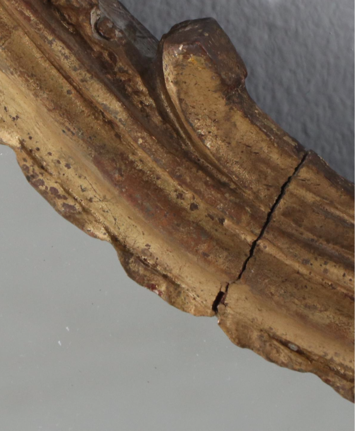 Overmantle Giltwood Mirror, Antique