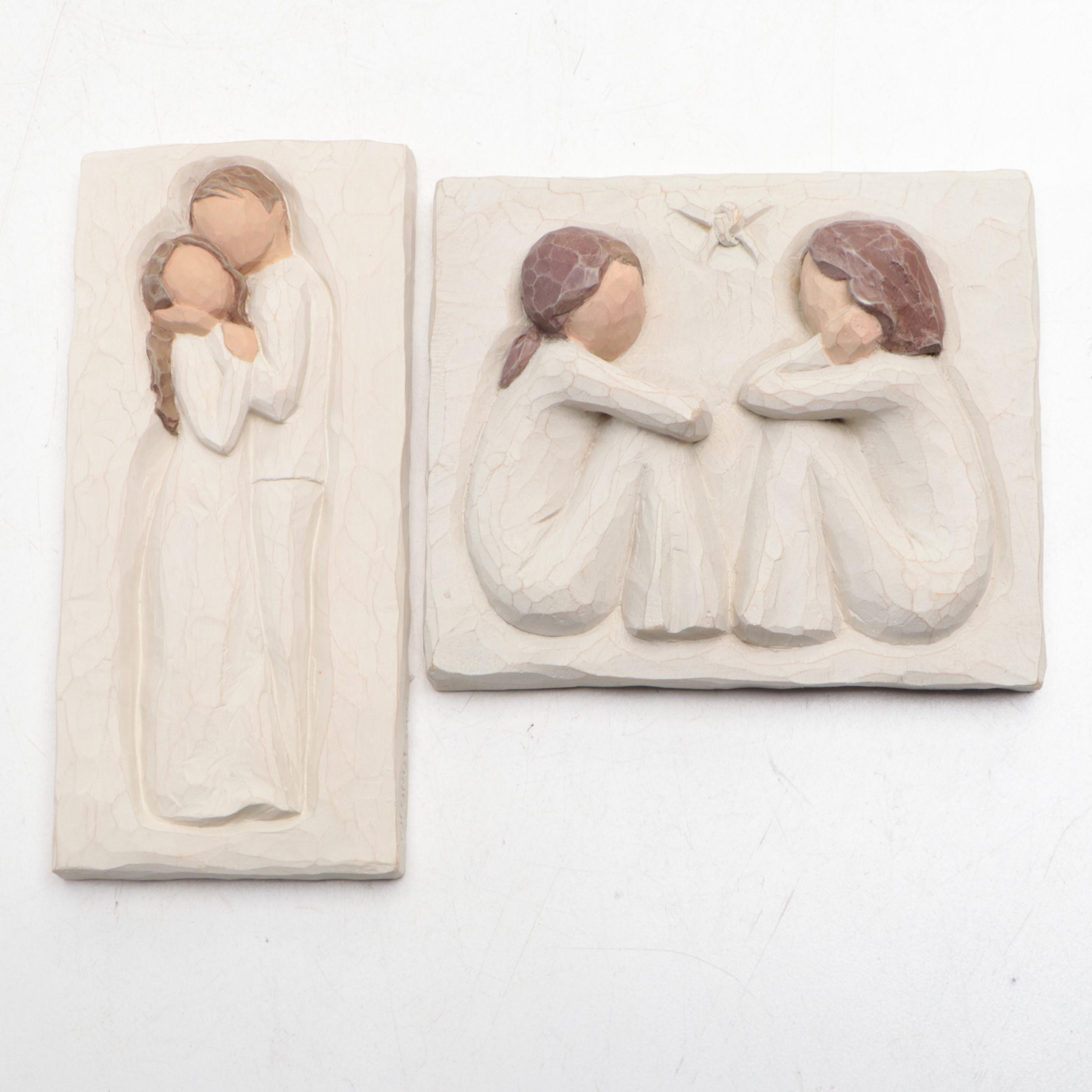 Willow Tree "Promise," "Angel of Mine" and More Figurines, Box and Wall Hanging