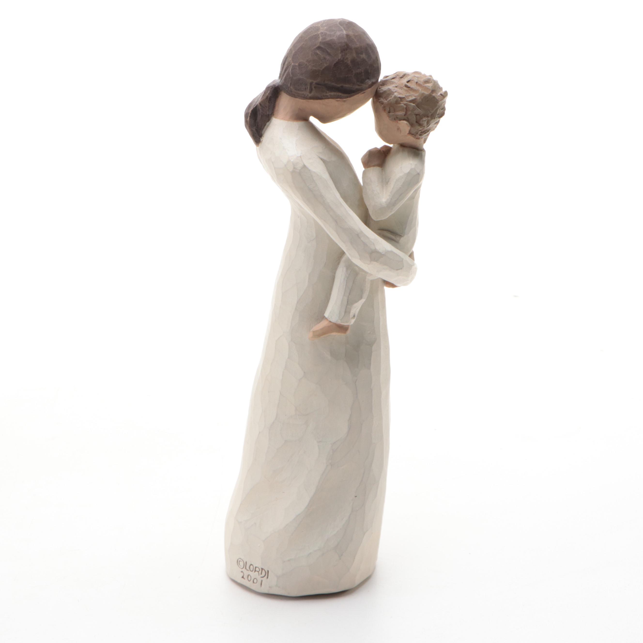 Willow Tree "Promise," "Angel of Mine" and More Figurines, Box and Wall Hanging