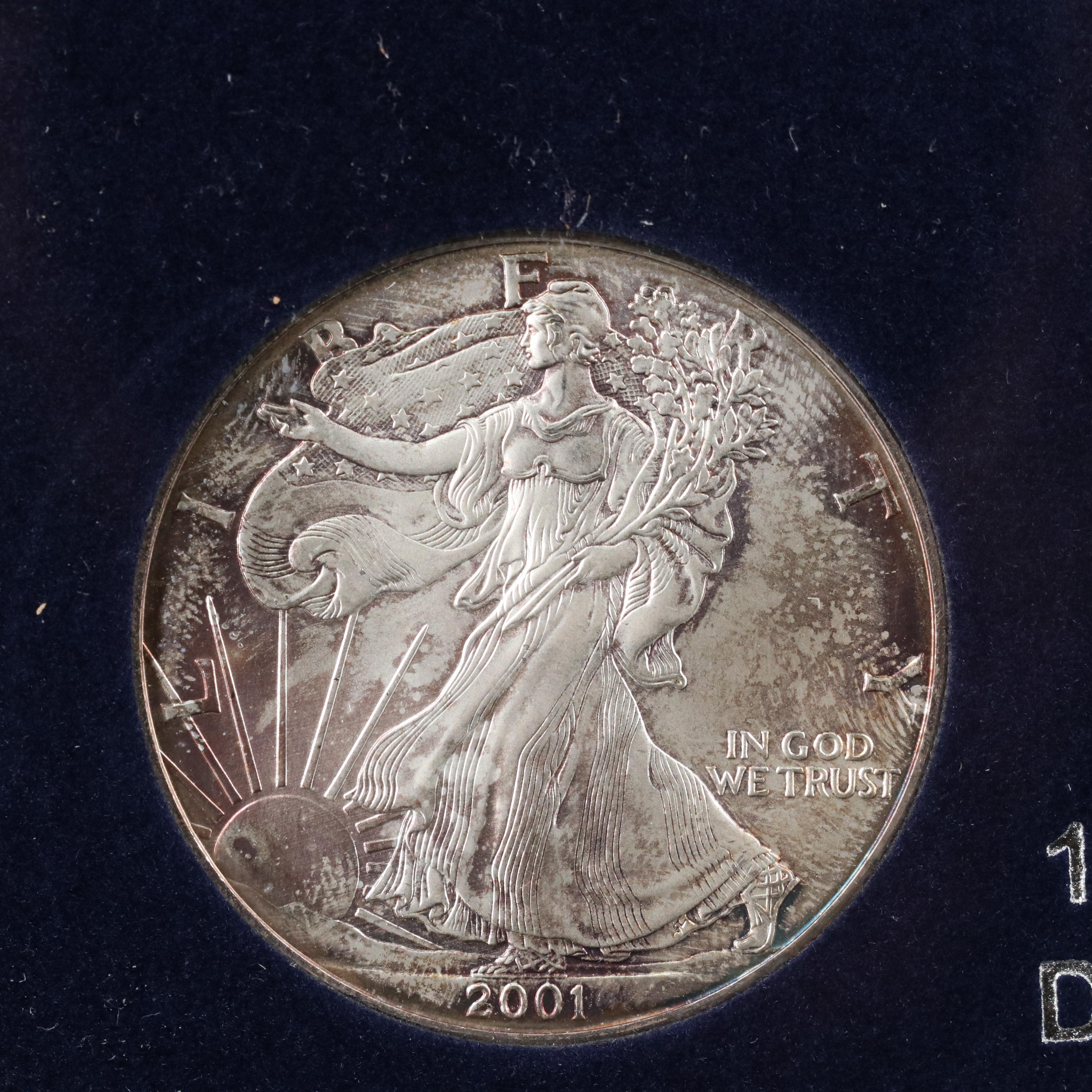 Collection of 100 Years of Dollar Coins in America