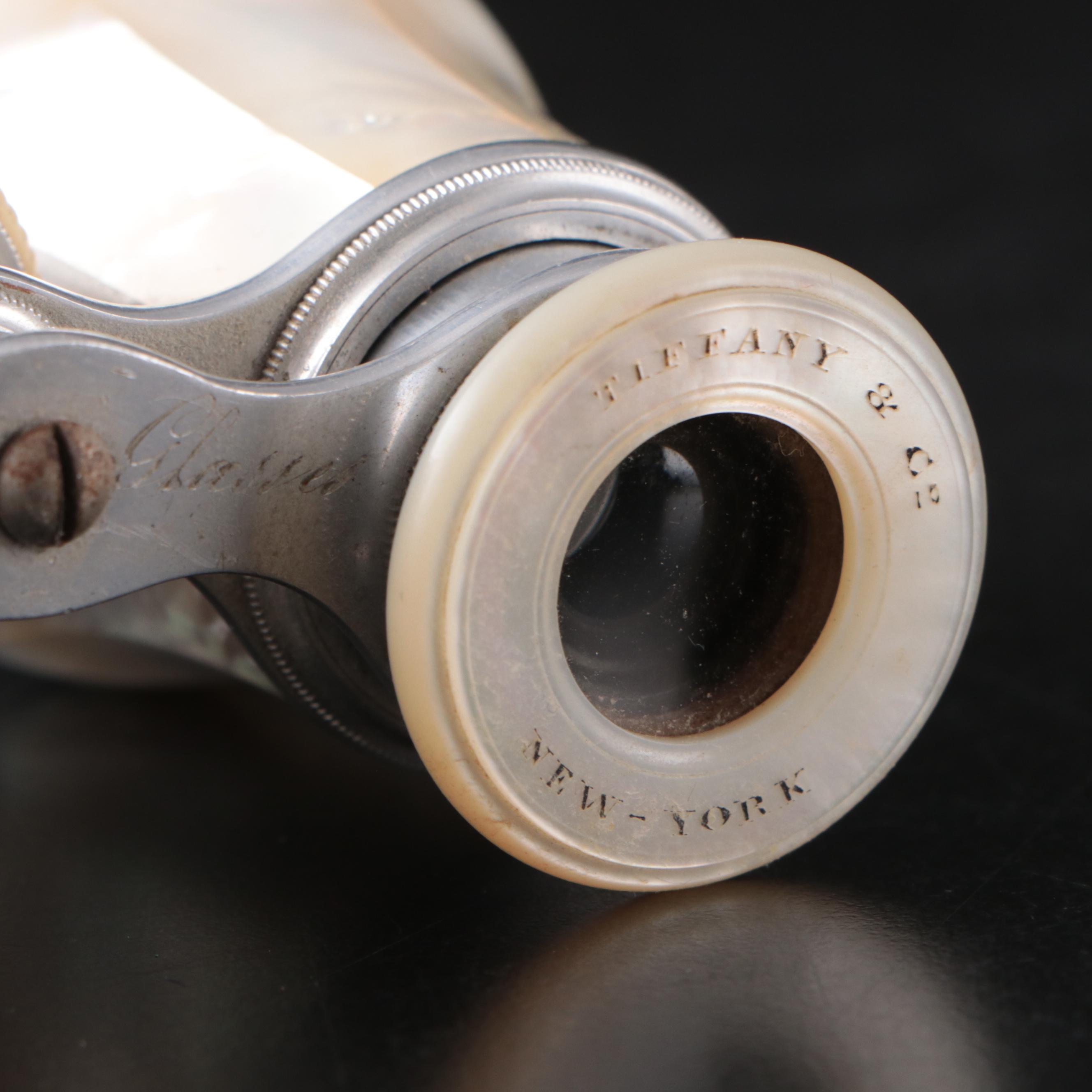 Tiffany & Co. Mother-of-Pearl Opera Glasses with Lemaire Paris Opera Glasses