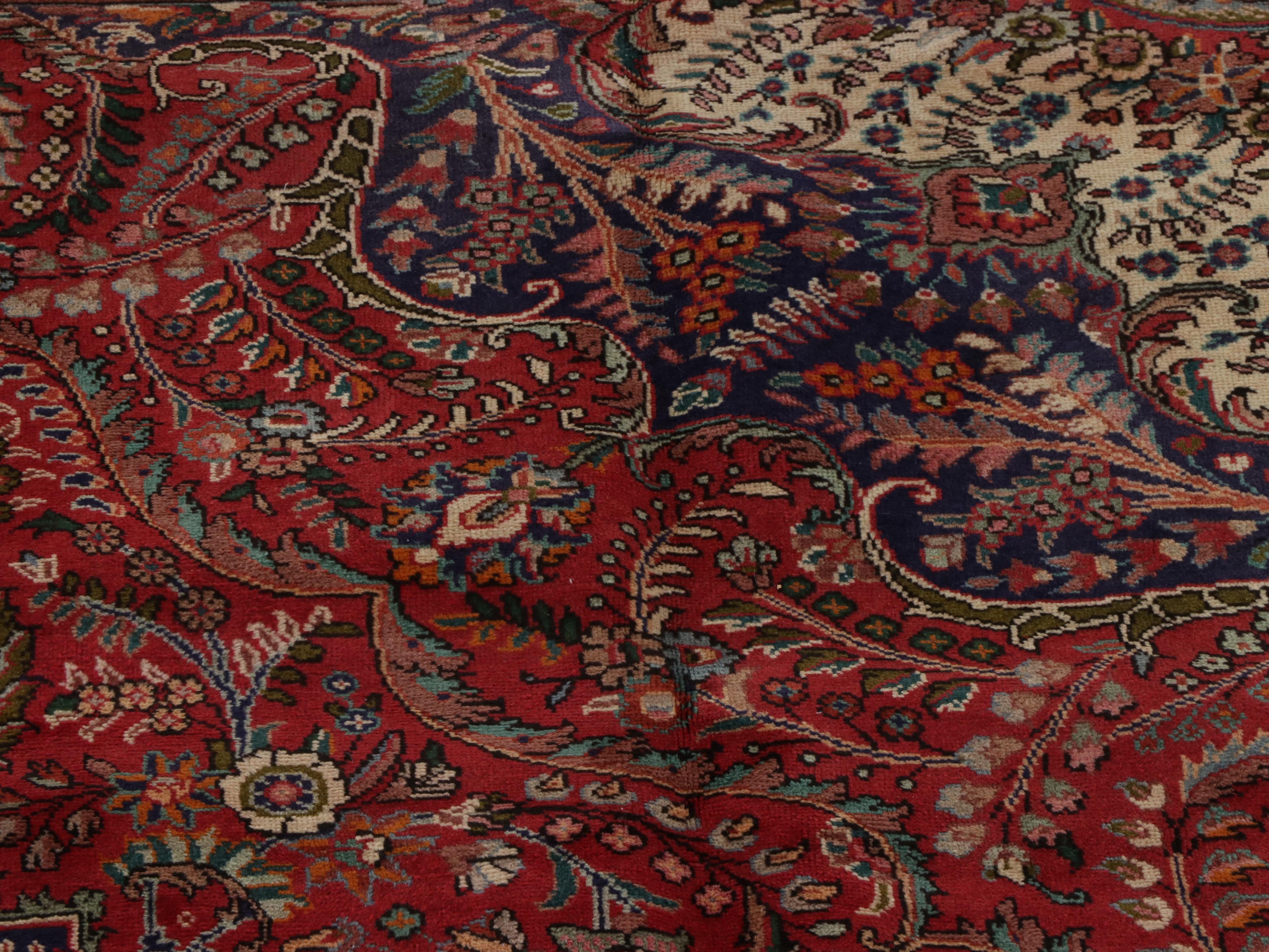 9'8 x 12'8 Hand-Knotted Persian Arak Room Sized Rug