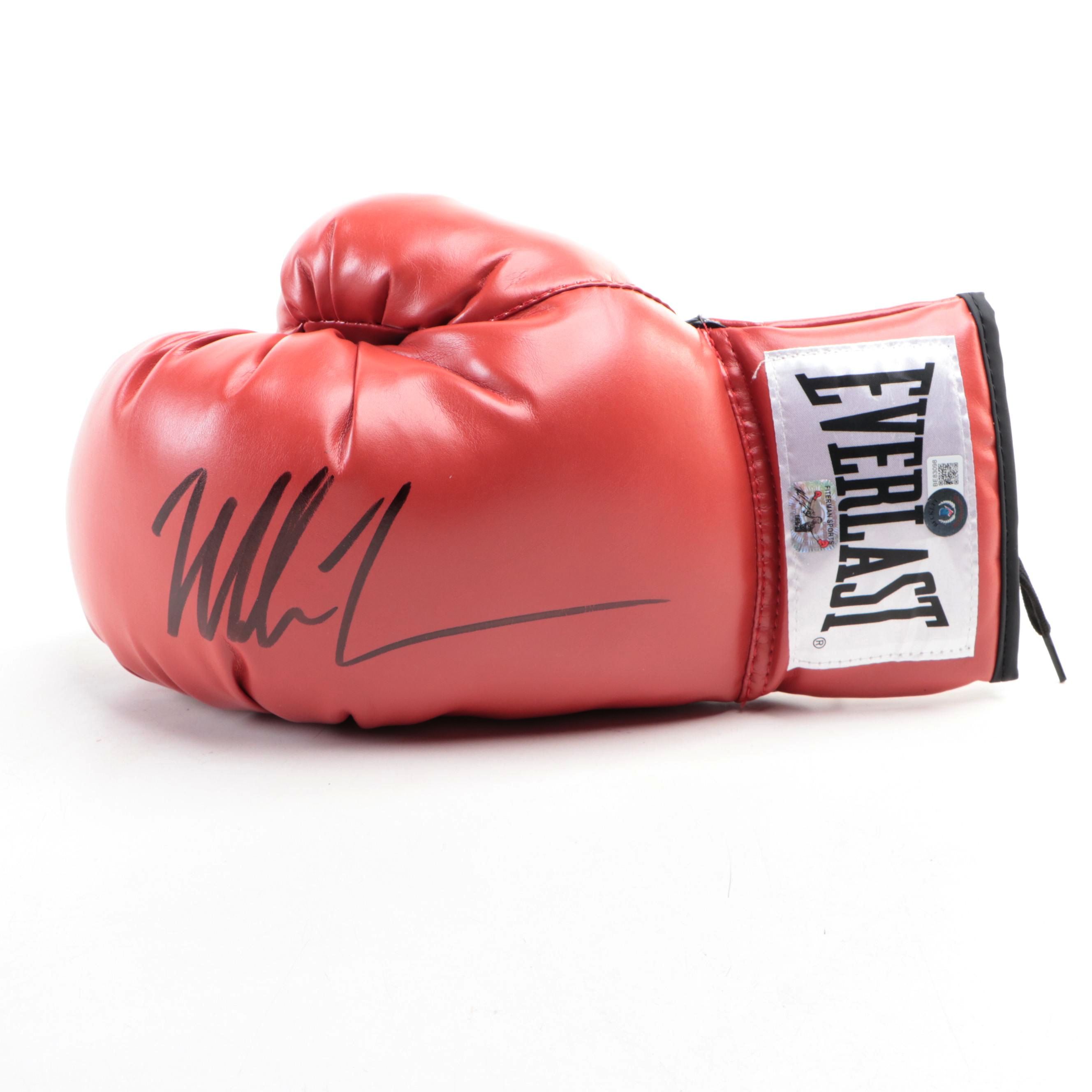 Mike Tyson Signed Everlast Left-Handed Boxing Glove, Beckett