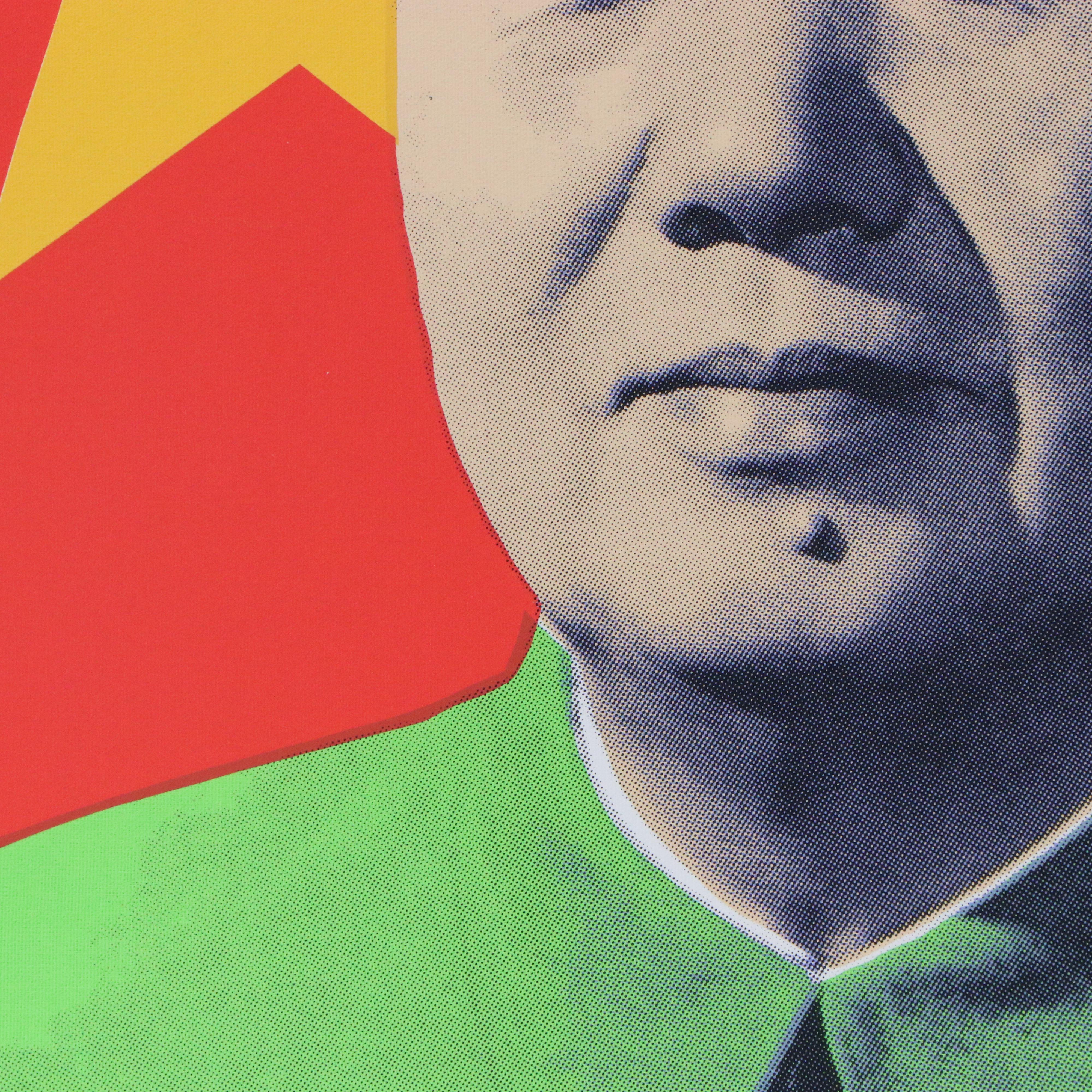 Steve Kaufman Pop Art Embellished Silkscreen "Give Kids a Break"