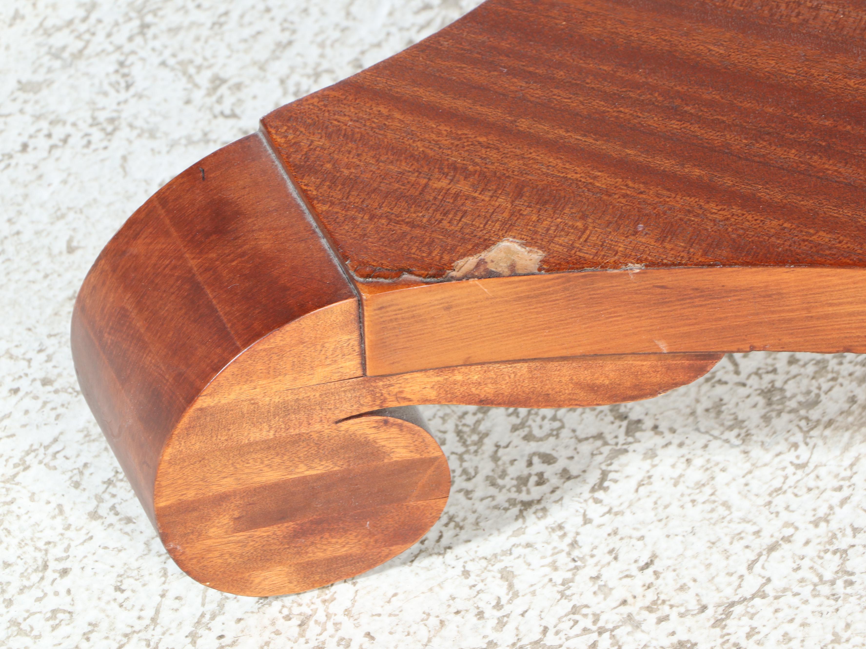 American Empire Revival Mahogany Library Table, Early 20th Century