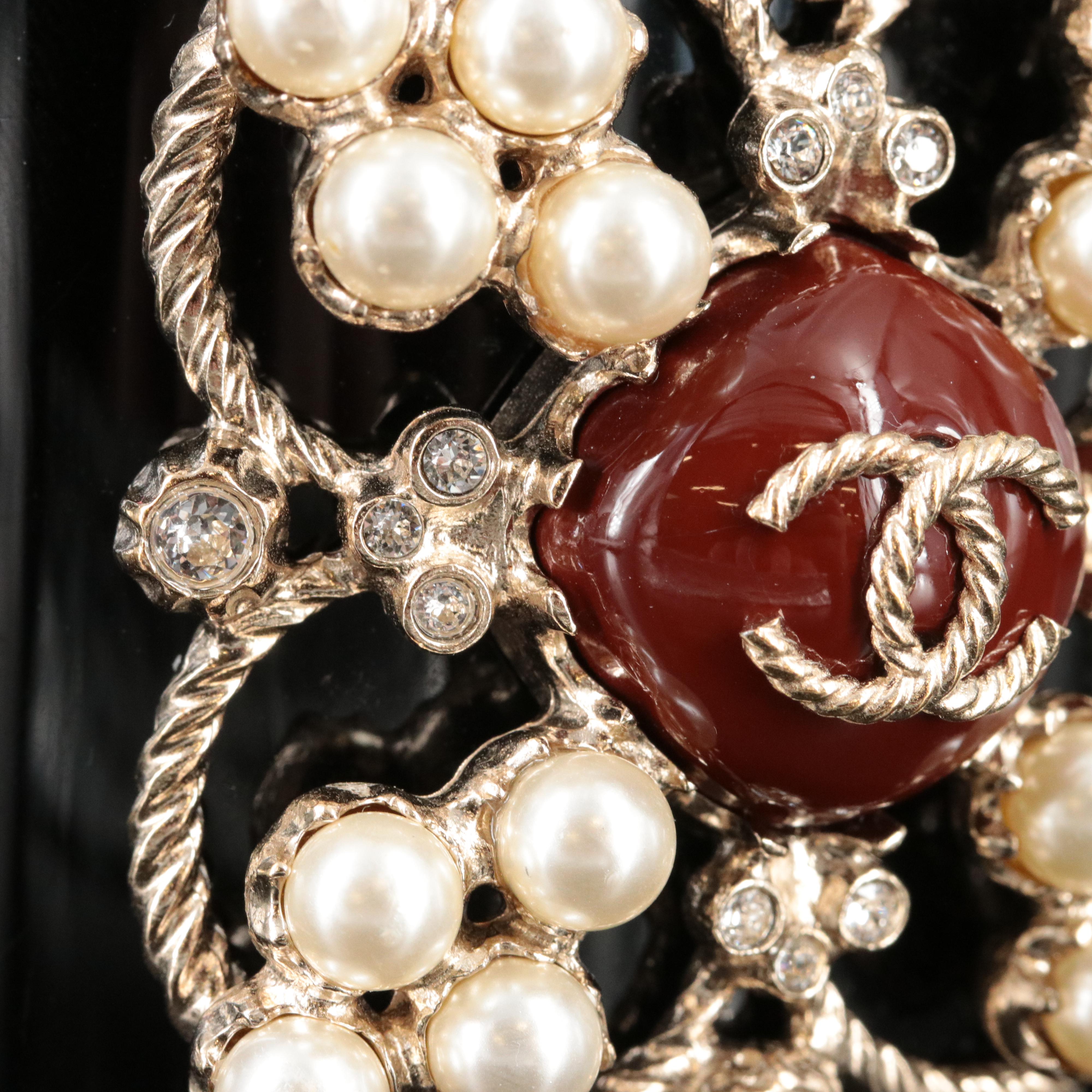 Chanel CC Gripoix Cuff Bracelet Italy 2015